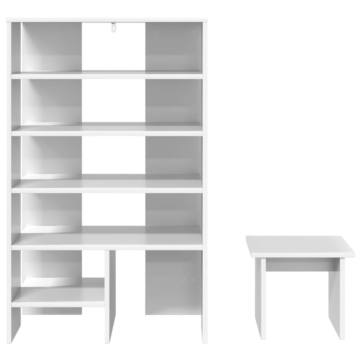 Schoenenkast met plank met opslag 2 pcs Wit Bewerkt hout is nu te koop bij PeponiXL, paradijselijk wonen!