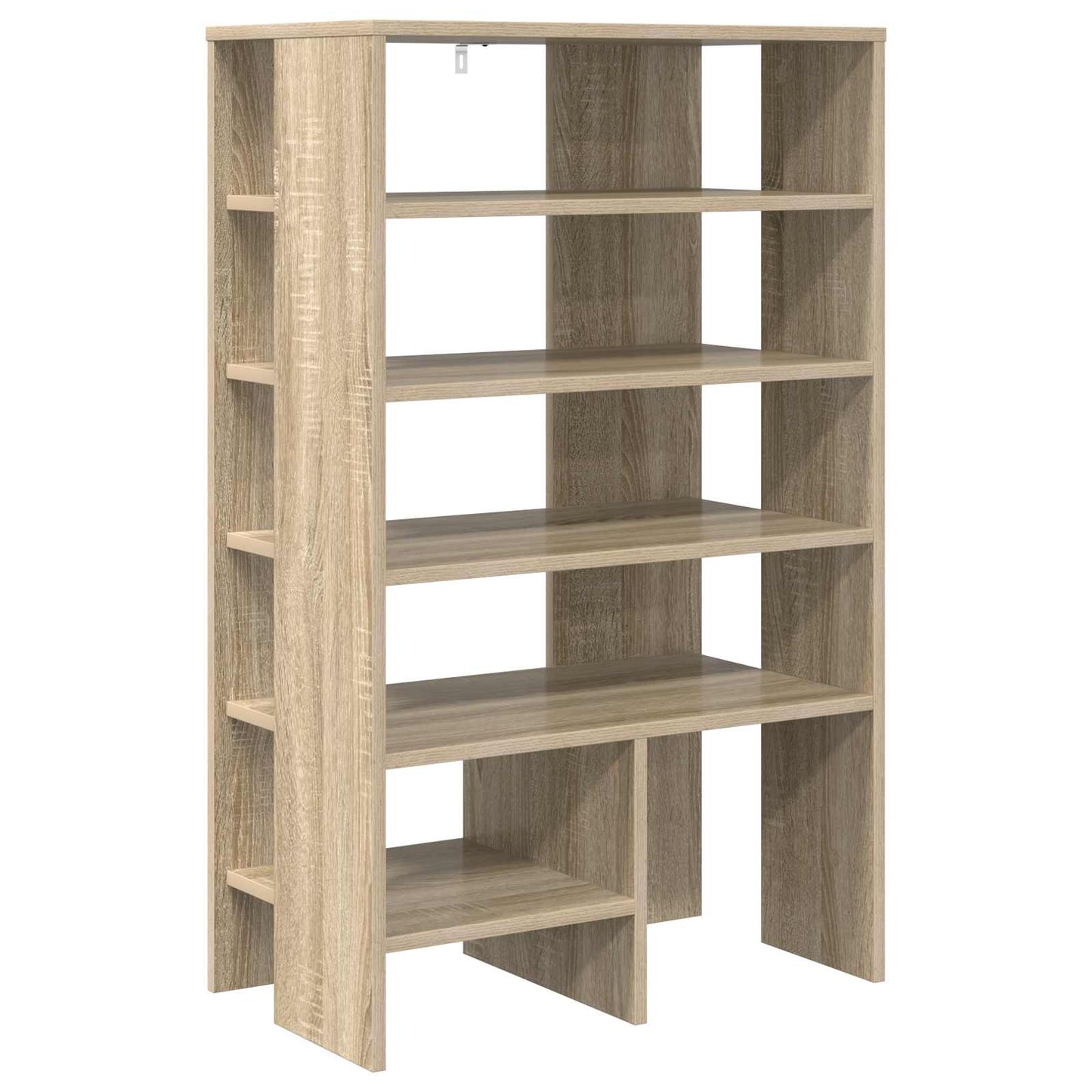 Schoenenkast met plank 2 pcs Sonoma Eiken Bewerkt hout is nu te koop bij PeponiXL, paradijselijk wonen!