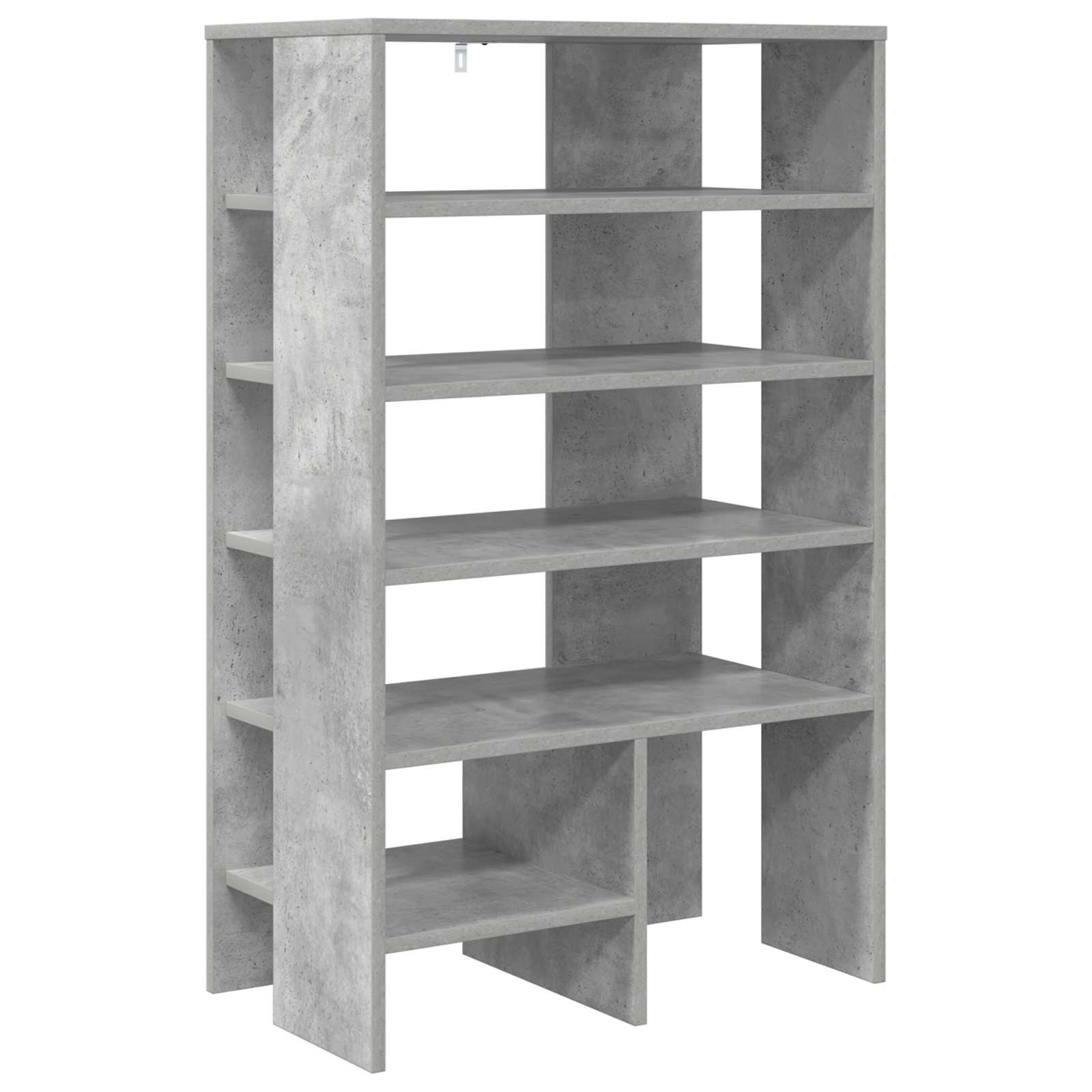 Schoenenkast met plank 2 pcs Beton Grijs Bewerkt hout is nu te koop bij PeponiXL, paradijselijk wonen!