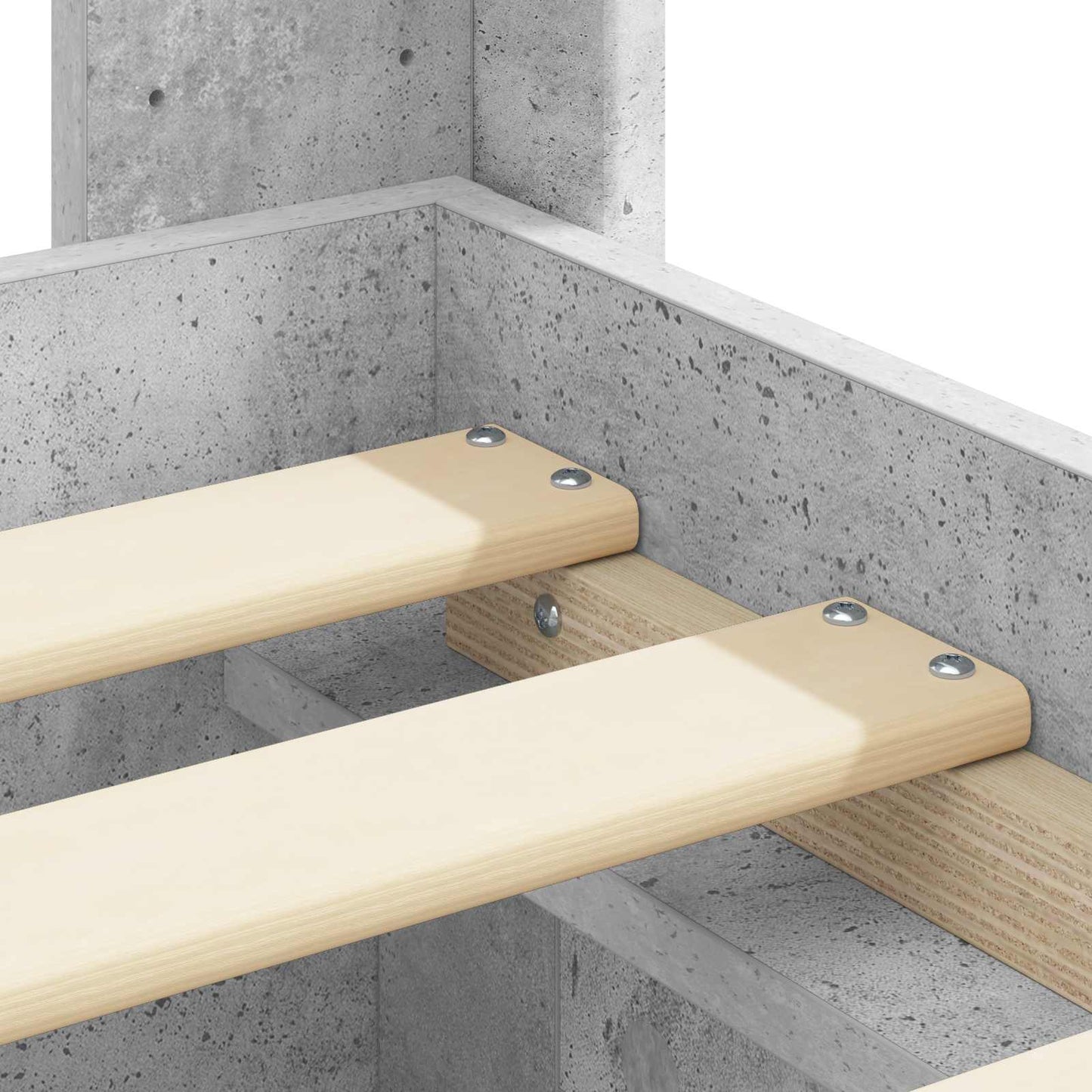 Bedframe met opbergruimte en hoofdbord Betongrijs 180 x 200 cm is nu te koop bij PeponiXL, paradijselijk wonen!