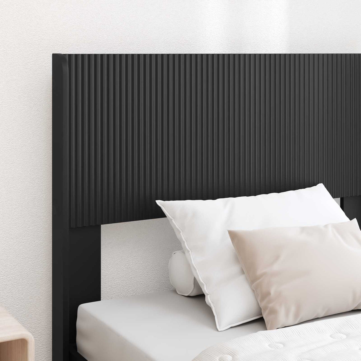 Bedframe met opbergruimte en hoofdbord Zwart 75 x 190 cm is nu te koop bij PeponiXL, paradijselijk wonen!