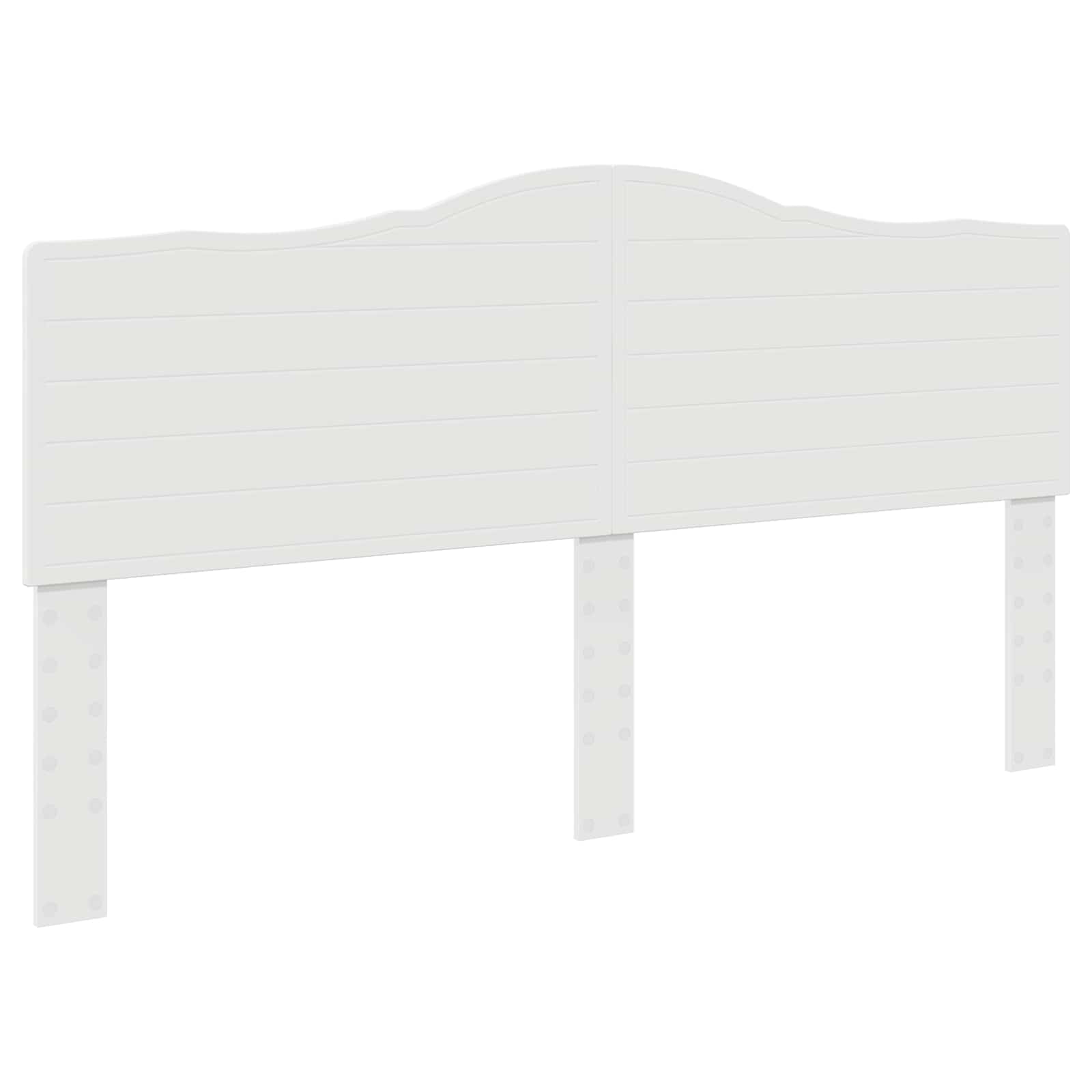Bedframe met hoofdeinde Wit 180 x 200 cm Massief grenenhout is nu te koop bij PeponiXL, paradijselijk wonen!