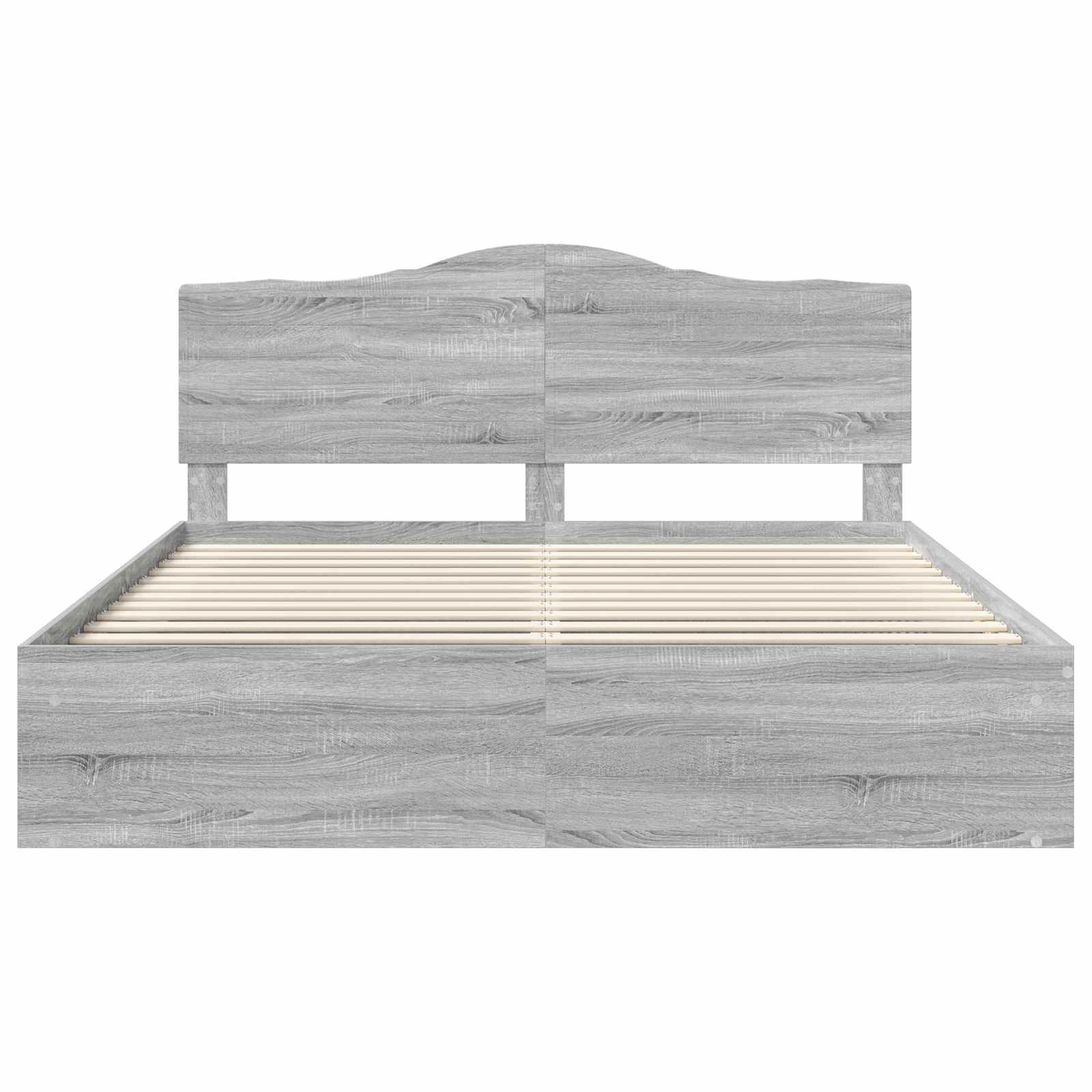 Bedframe Grijs Sonoma 180 x 200 cm Massief grenenhout is nu te koop bij PeponiXL, paradijselijk wonen!