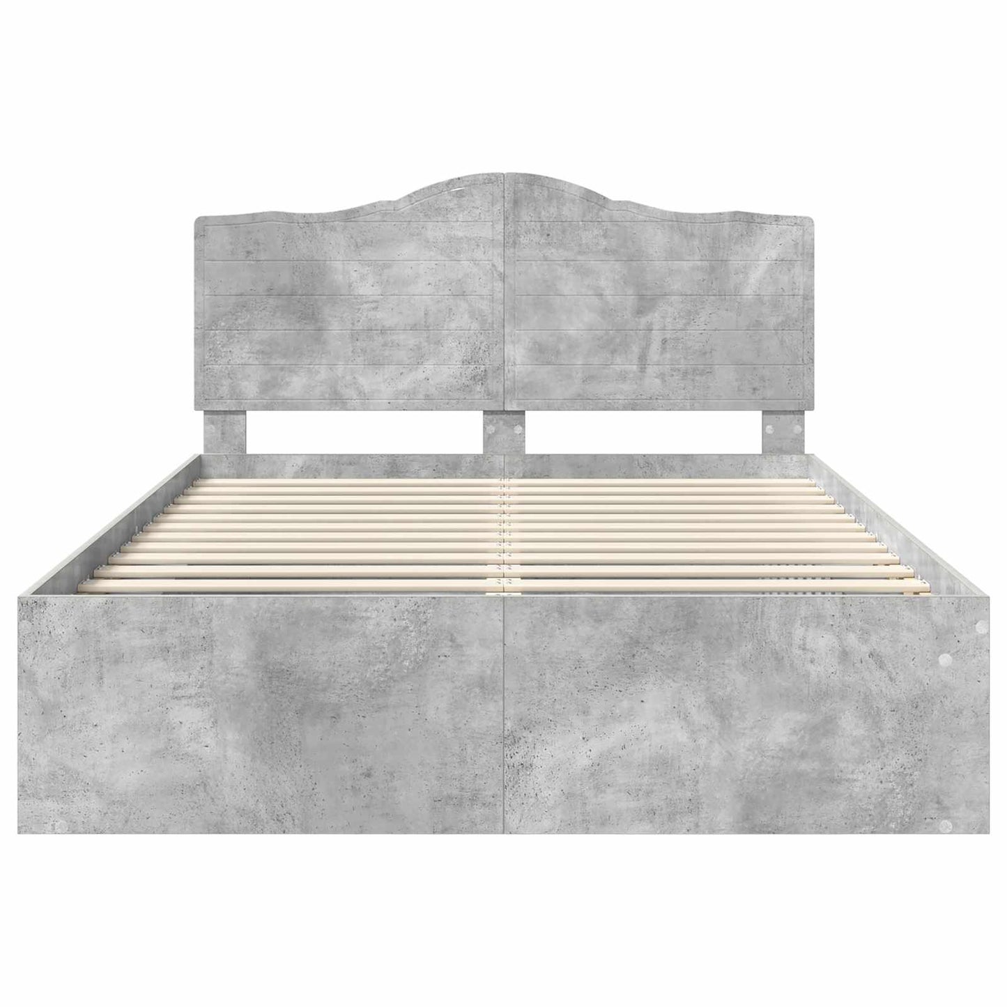 Bedframe Concerte Grijs 150 x 200 cm Massief grenenhout is nu te koop bij PeponiXL, paradijselijk wonen!