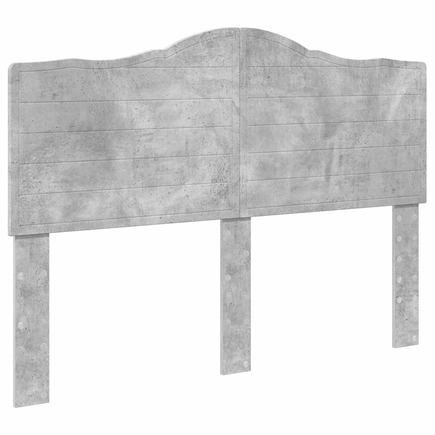 Bedframe met hoofdeinde Beton 140 x 200 cm Massief grenenhout is nu te koop bij PeponiXL, paradijselijk wonen!
