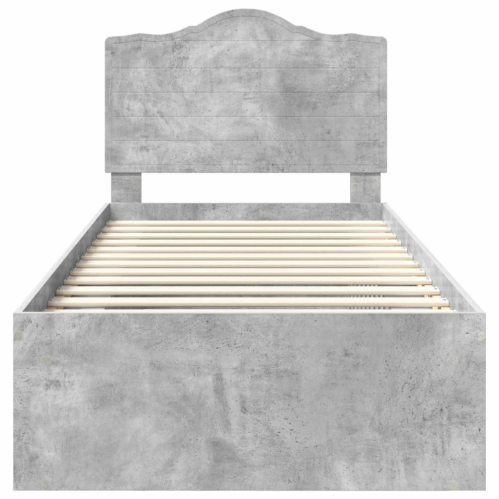 Bedframe Concerte Grijs 100 x 200 cm Massief grenenhout is nu te koop bij PeponiXL, paradijselijk wonen!