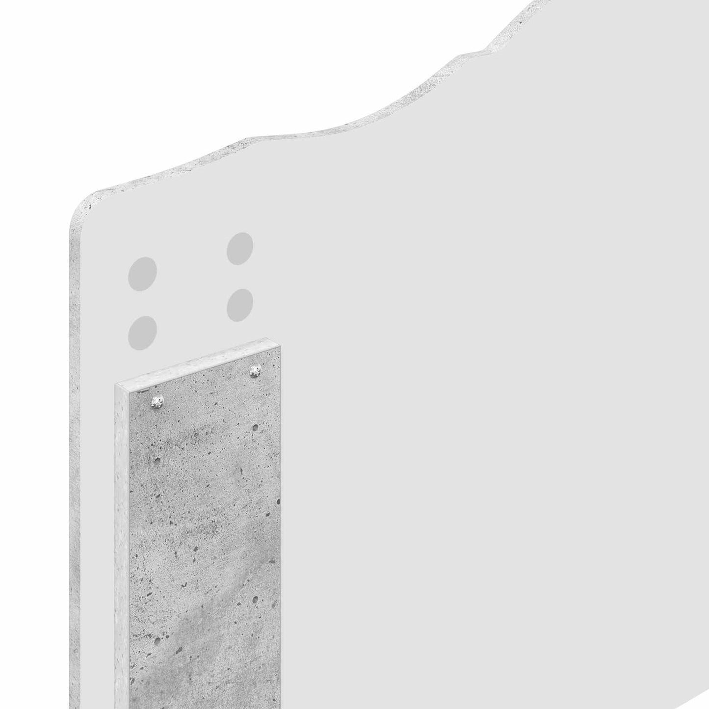 Bedframe Concerte Grijs 90 x 190 cm Massief grenenhout is nu te koop bij PeponiXL, paradijselijk wonen!