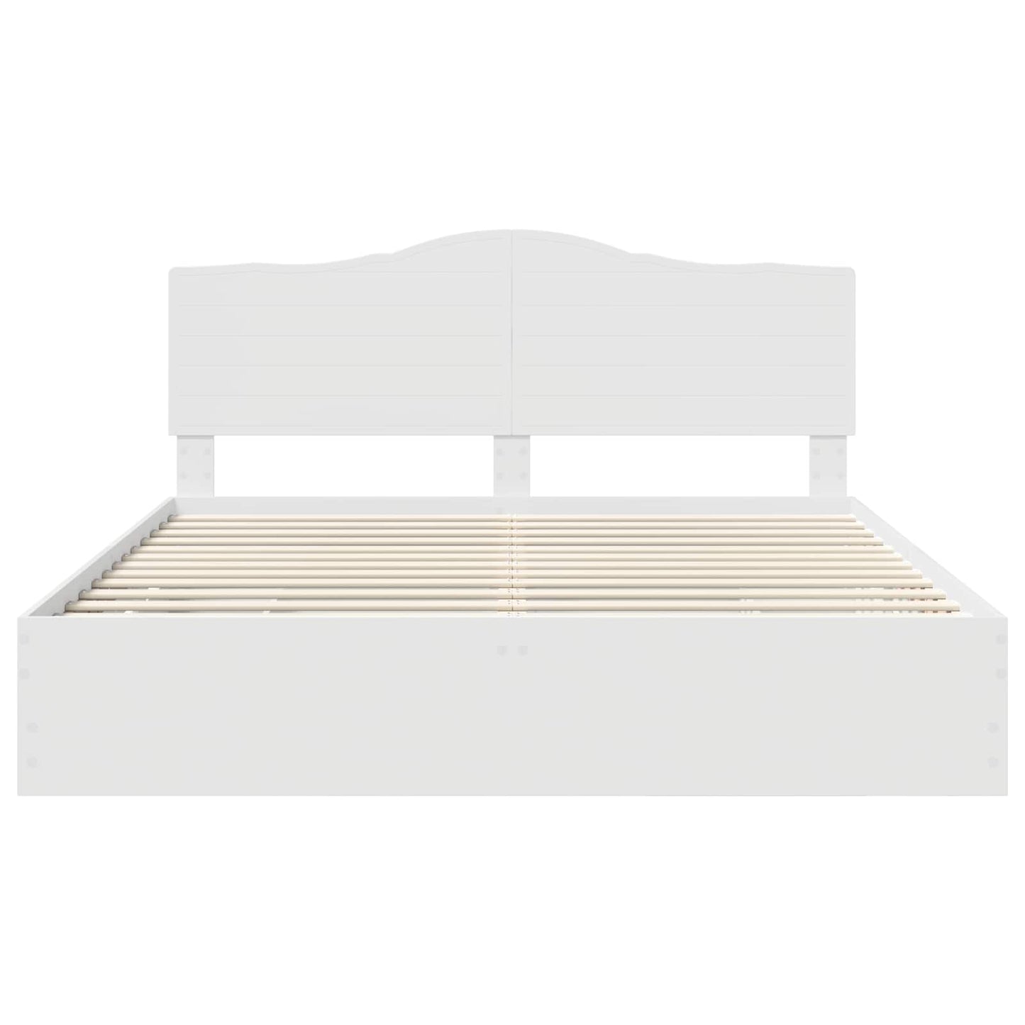 Bedframe met lade met opslag Wit 180 x 200 cm Ingenieurshout is nu te koop bij PeponiXL, paradijselijk wonen!