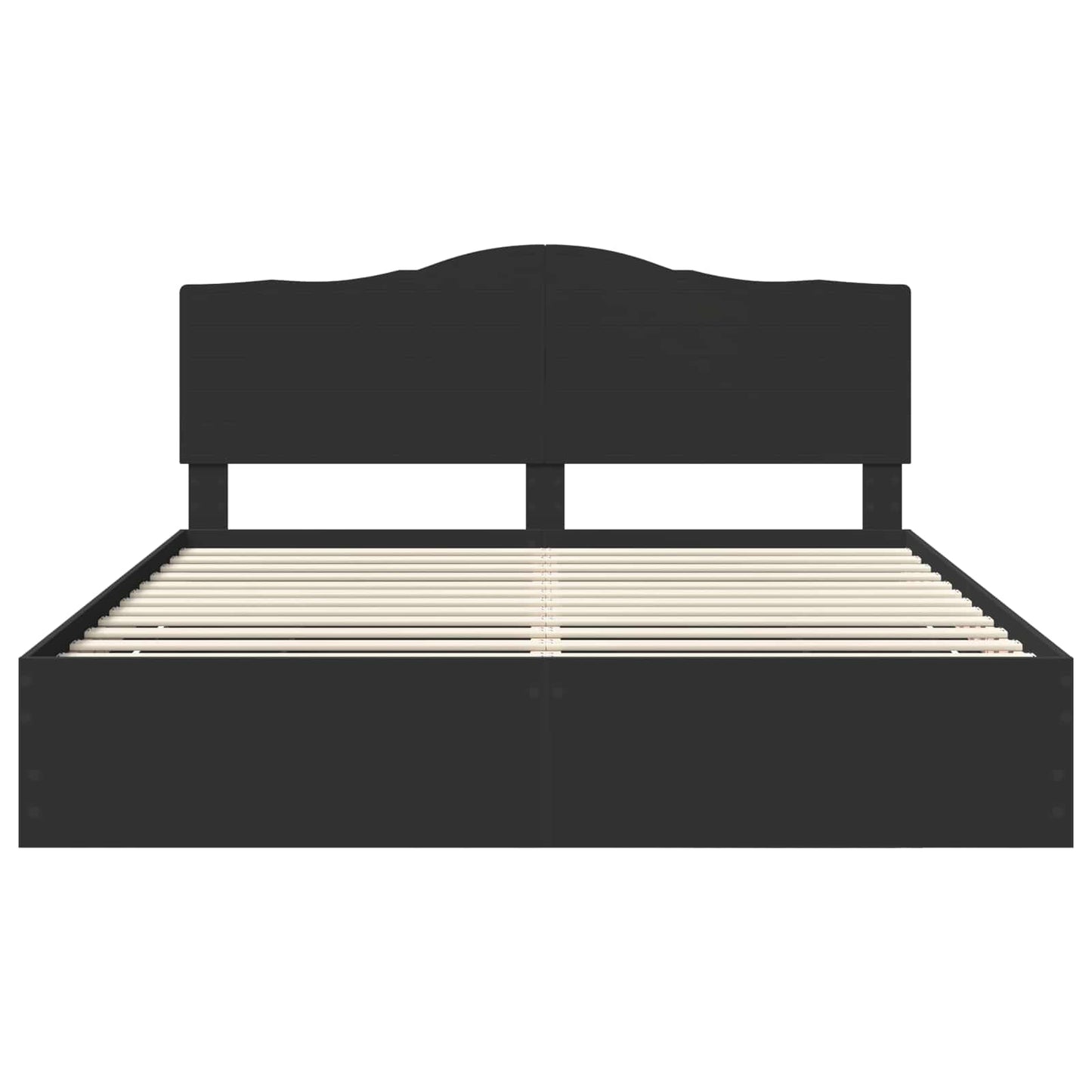 Bedframe met lade met opslag Zwart 180 x 200 cm Ingenieurshout is nu te koop bij PeponiXL, paradijselijk wonen!