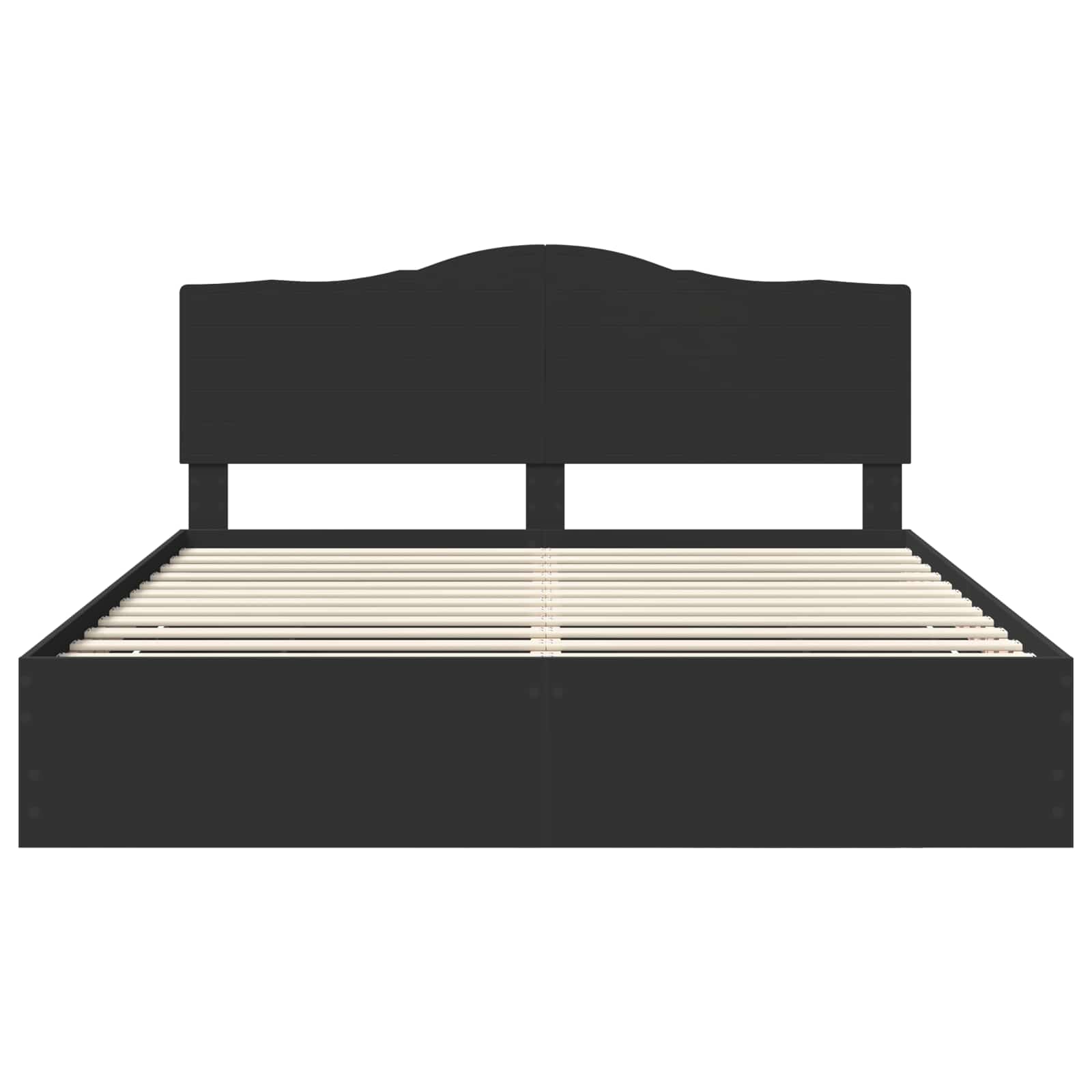 Bedframe met lade met opslag Zwart 180 x 200 cm Ingenieurshout is nu te koop bij PeponiXL, paradijselijk wonen!