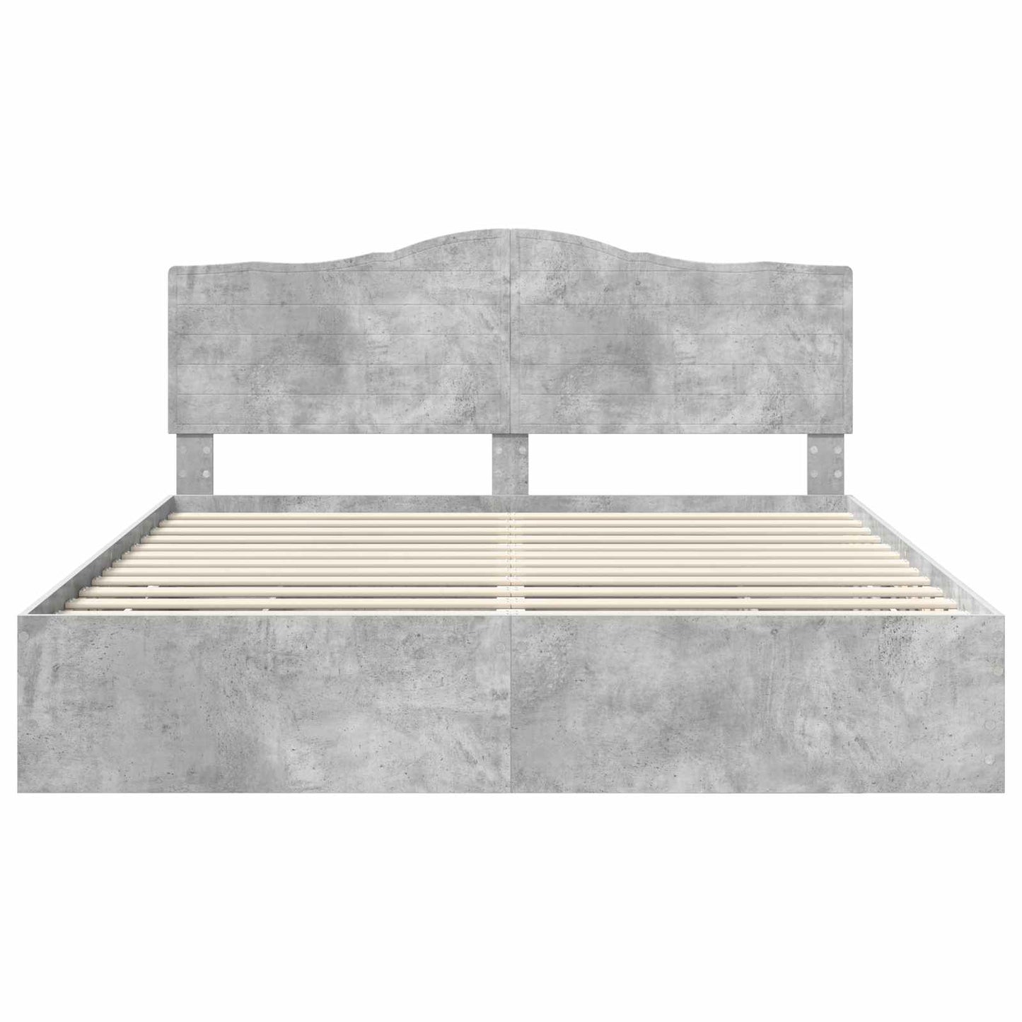 Bedframe met lade Betongrijs 180 x 200 cm Ingenieurshout is nu te koop bij PeponiXL, paradijselijk wonen!