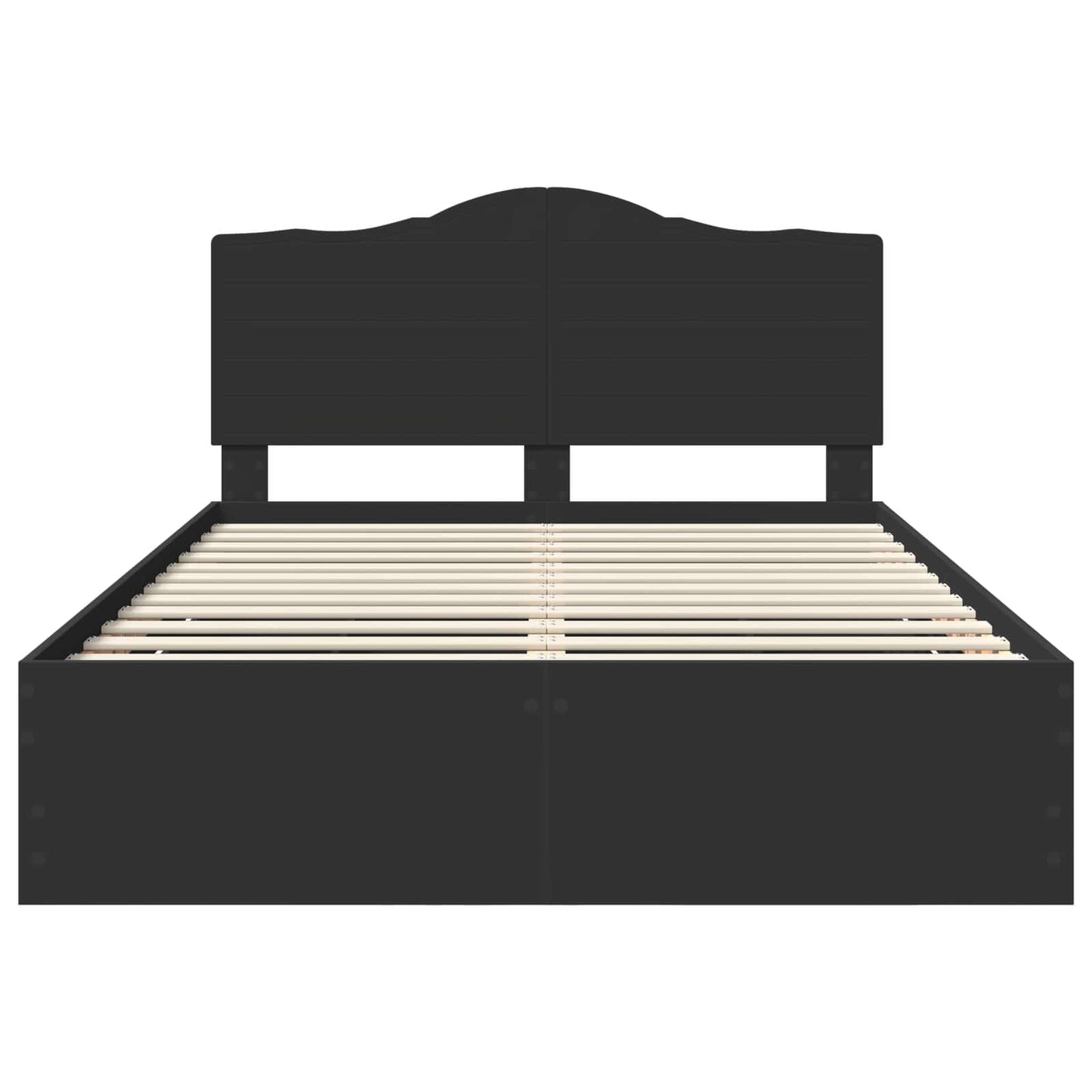 Bedframe met lade met opslag Zwart 160 x 200 cm Ingenieurshout is nu te koop bij PeponiXL, paradijselijk wonen!
