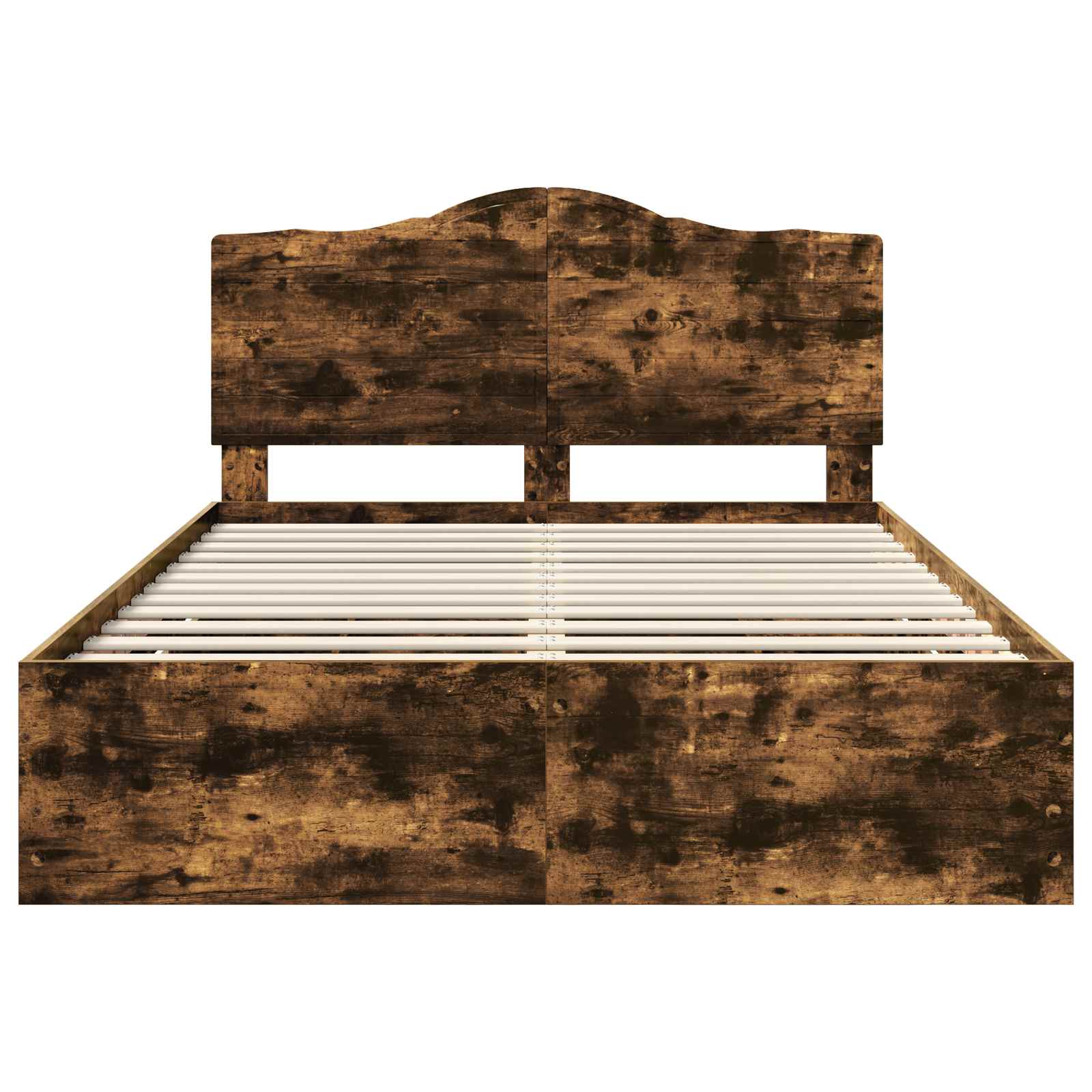 Bedframe met lade Gerookt eiken 160 x 200 cm Ingenieurshout is nu te koop bij PeponiXL, paradijselijk wonen!