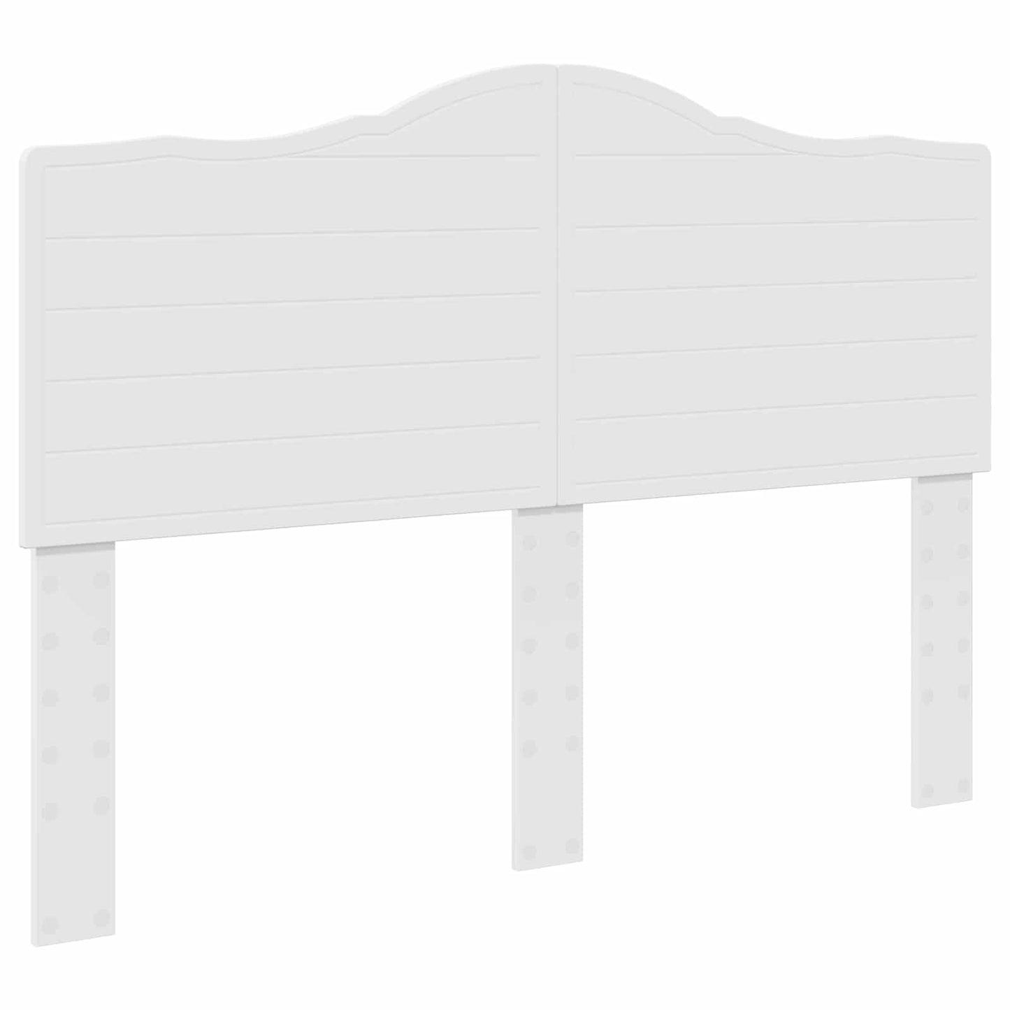 Opslag bed met hoofdeinde Wit 140 x 190 cm Bewerkt hout is nu te koop bij PeponiXL, paradijselijk wonen!