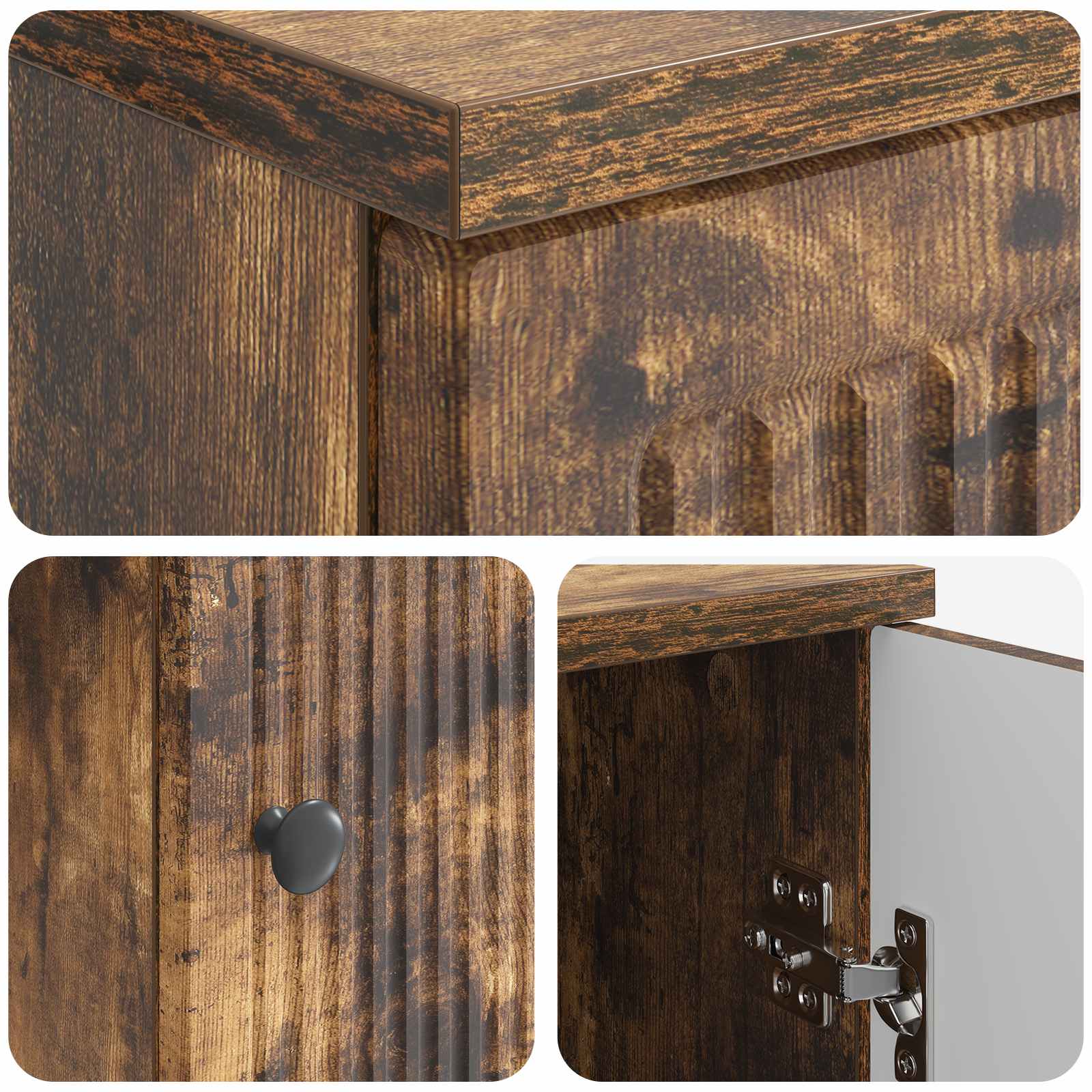 Bureau Gerookt eiken Bewerkt hout 142,5 x 50 x 75 cm is nu te koop bij PeponiXL, paradijselijk wonen!