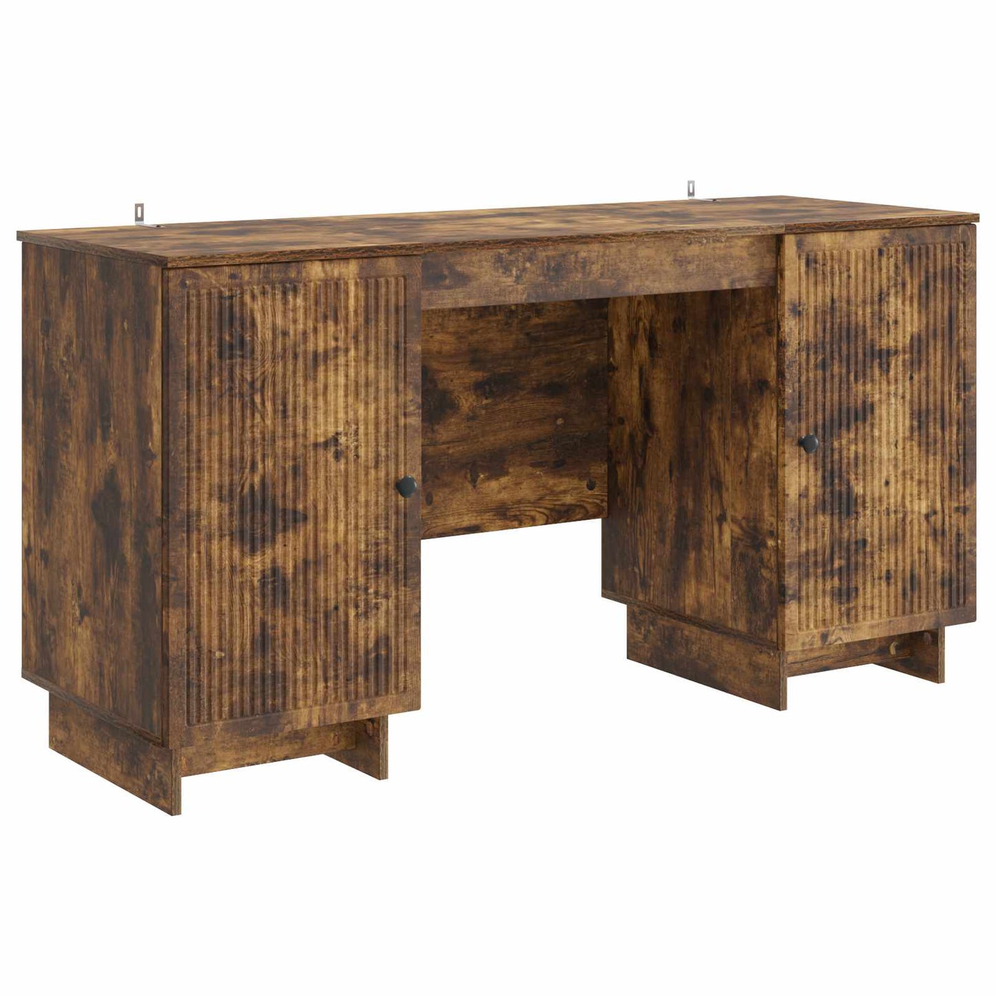 Bureau Gerookt eiken Bewerkt hout 142,5 x 50 x 75 cm is nu te koop bij PeponiXL, paradijselijk wonen!