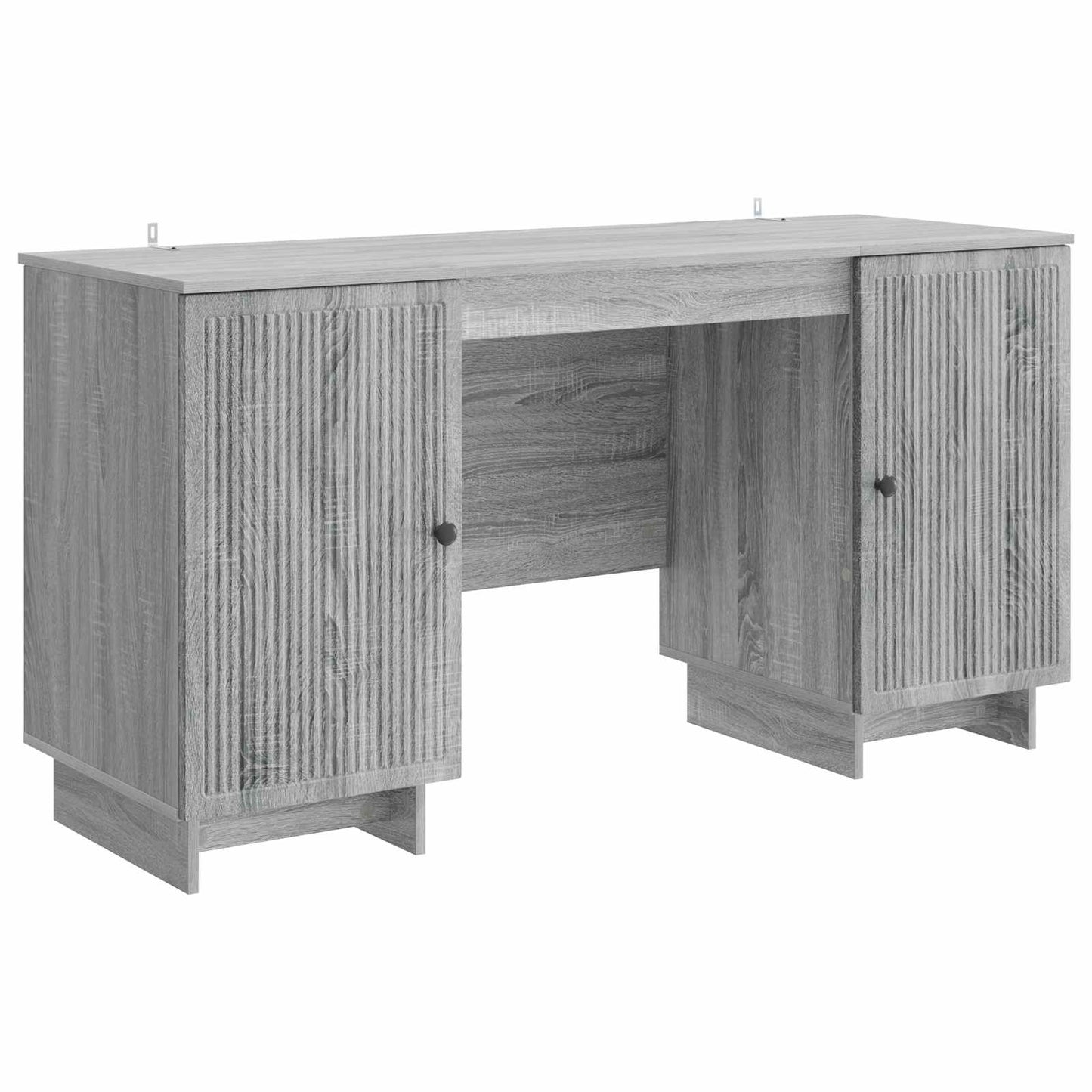 Bureau Grijs Sonoma Bewerkt hout 142,5 x 50 x 75 cm is nu te koop bij PeponiXL, paradijselijk wonen!