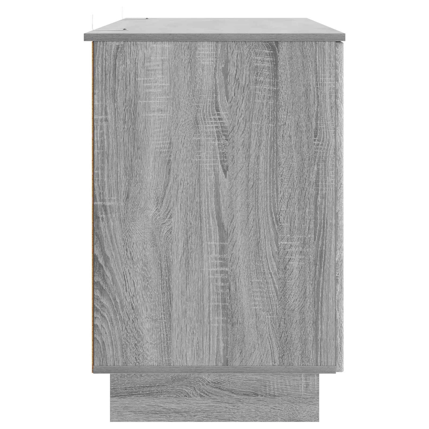 Bureau Grijs Sonoma Bewerkt hout 142,5 x 50 x 75 cm is nu te koop bij PeponiXL, paradijselijk wonen!