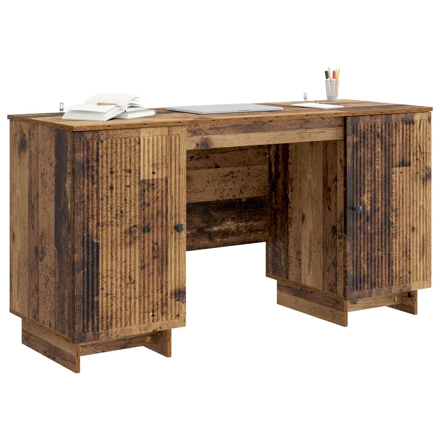 Bureau Oud hout Bewerkt hout 142,5 x 50 x 75 cm is nu te koop bij PeponiXL, paradijselijk wonen!
