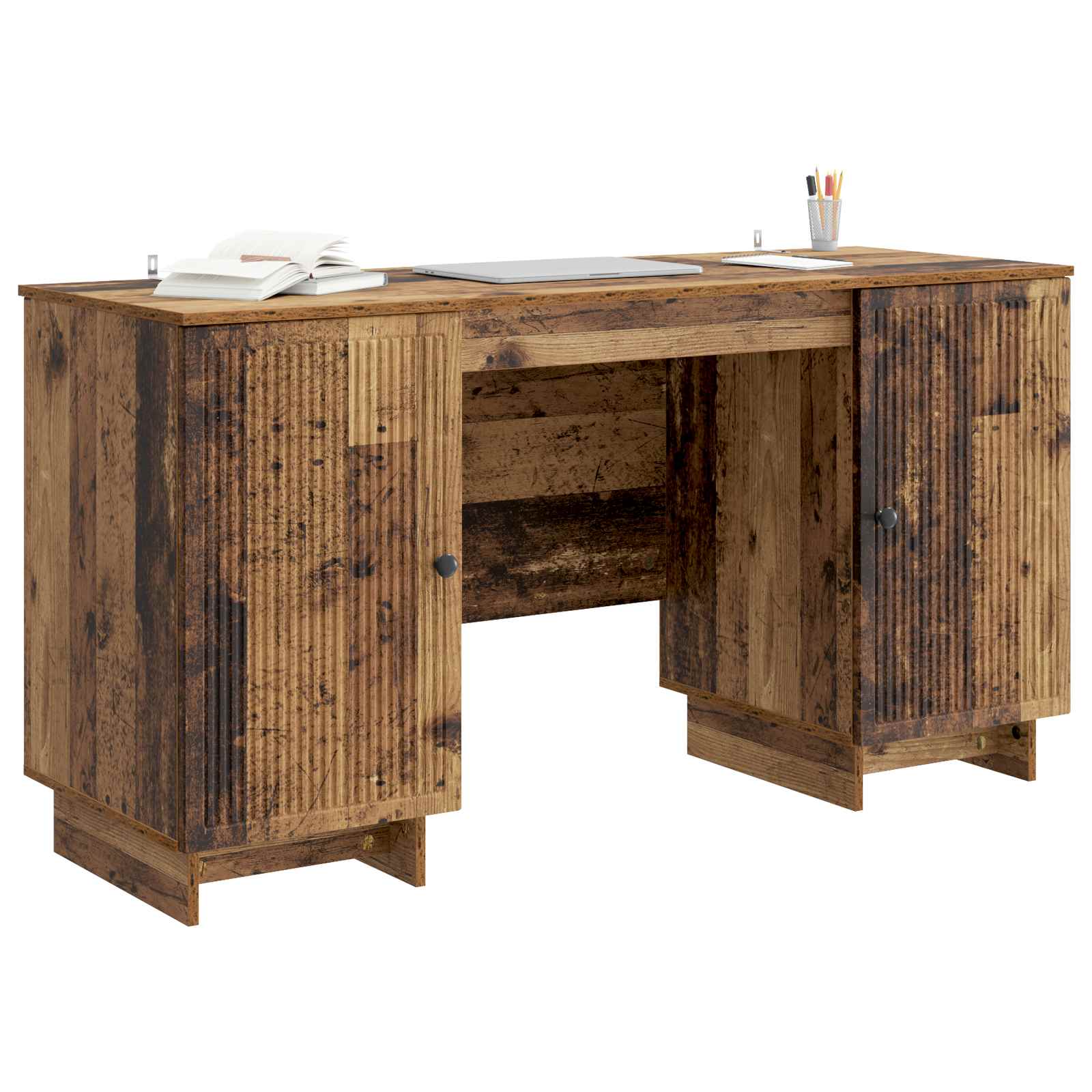 Bureau Oud hout Bewerkt hout 142,5 x 50 x 75 cm is nu te koop bij PeponiXL, paradijselijk wonen!