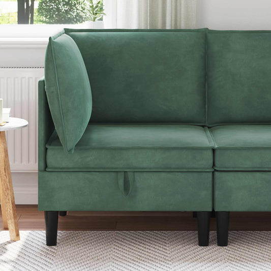 Bank met opslag Zeegroen Fluweel is nu te koop bij PeponiXL, paradijselijk wonen!