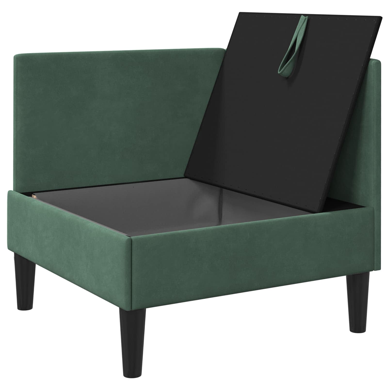 Bank met opslag Zeegroen Fluweel is nu te koop bij PeponiXL, paradijselijk wonen!