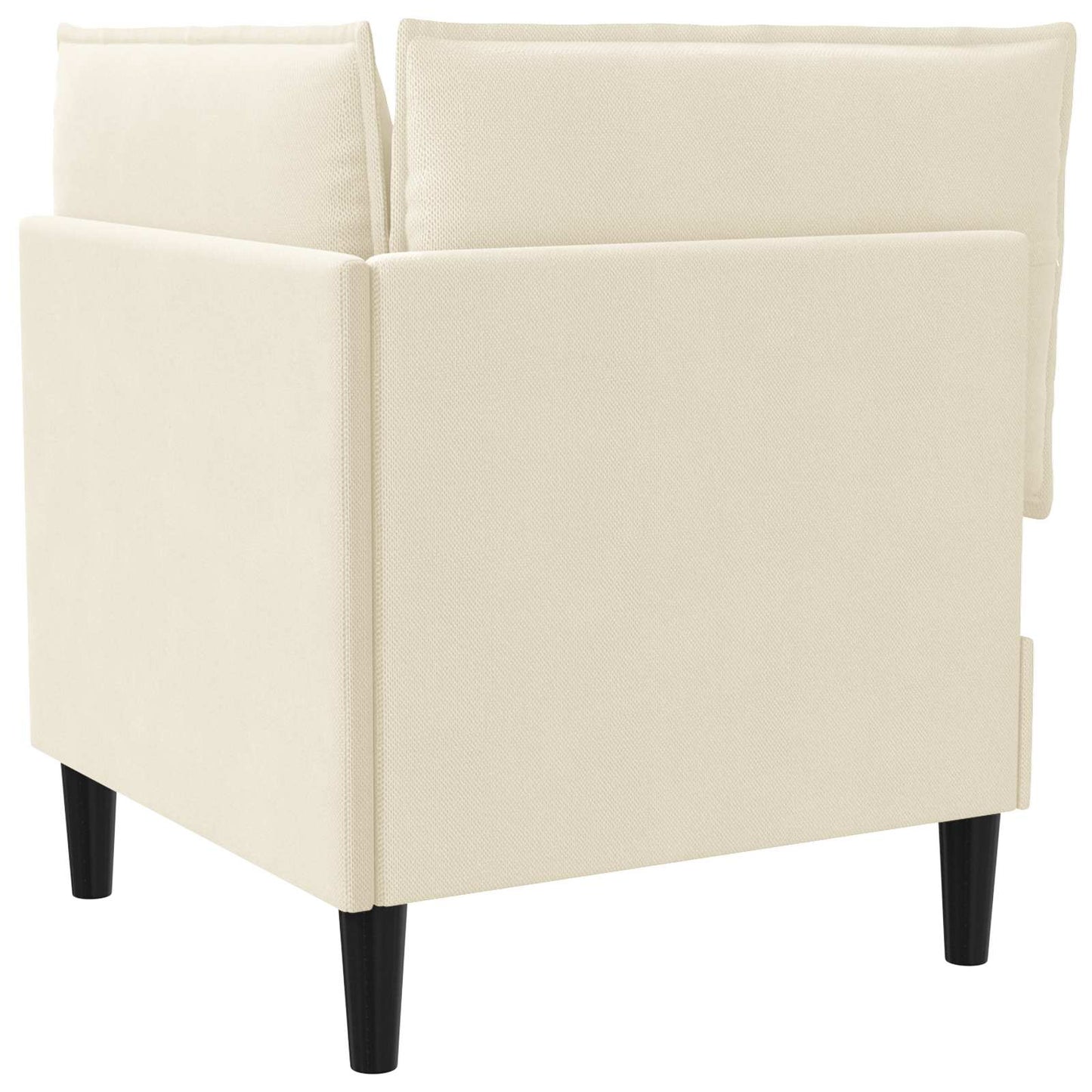 Hoeksofa met Opbergruimte Crèmekleurig Fluweel is nu te koop bij PeponiXL, paradijselijk wonen!