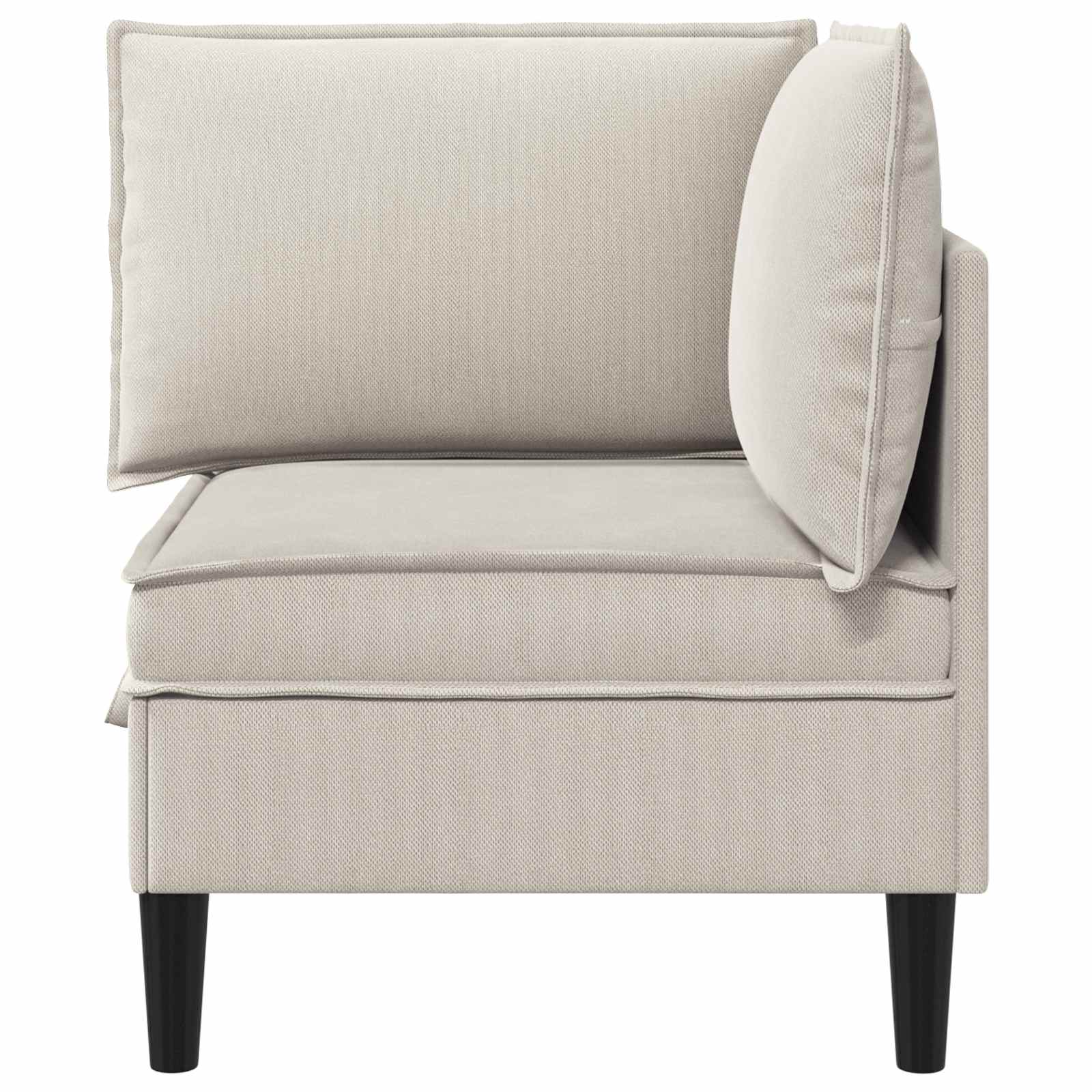 Hoeksofa met Opbergruimte Havermout Fluweel is nu te koop bij PeponiXL, paradijselijk wonen!