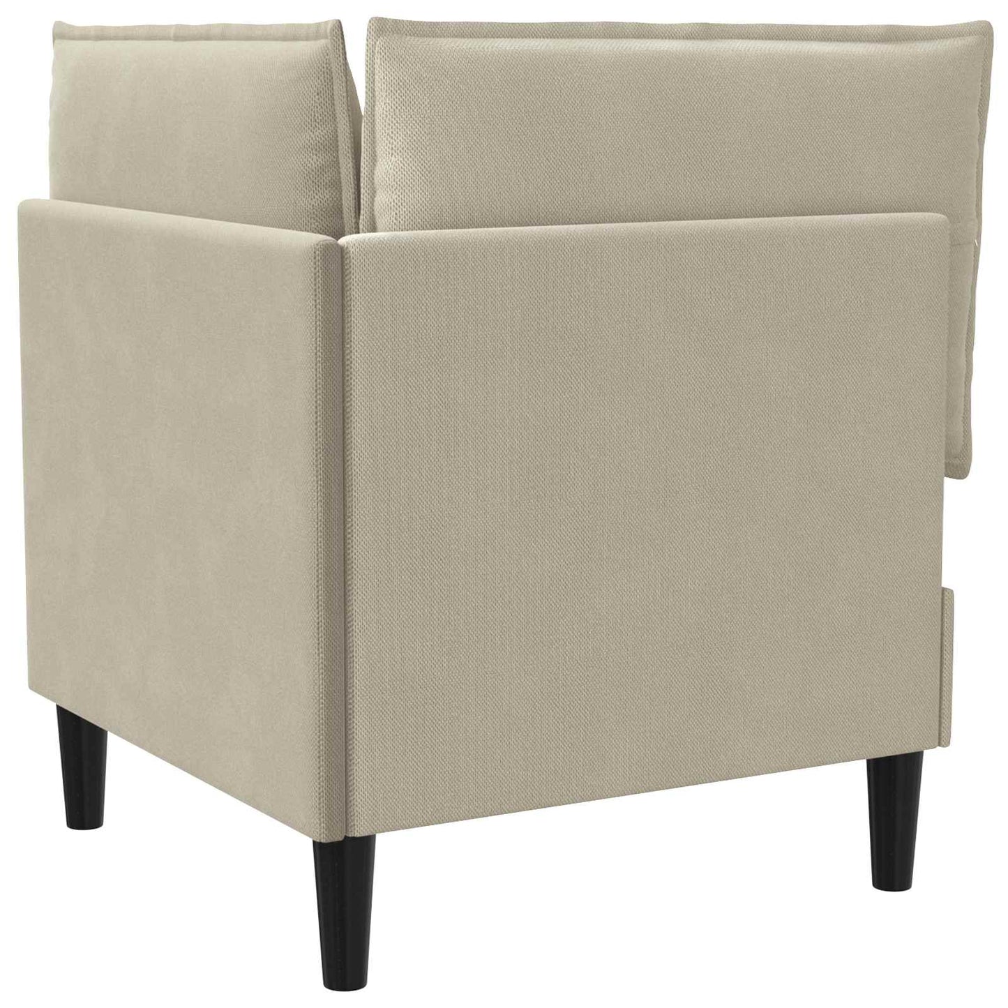 Hoeksofa met Opbergruimte Zand Fluweel is nu te koop bij PeponiXL, paradijselijk wonen!