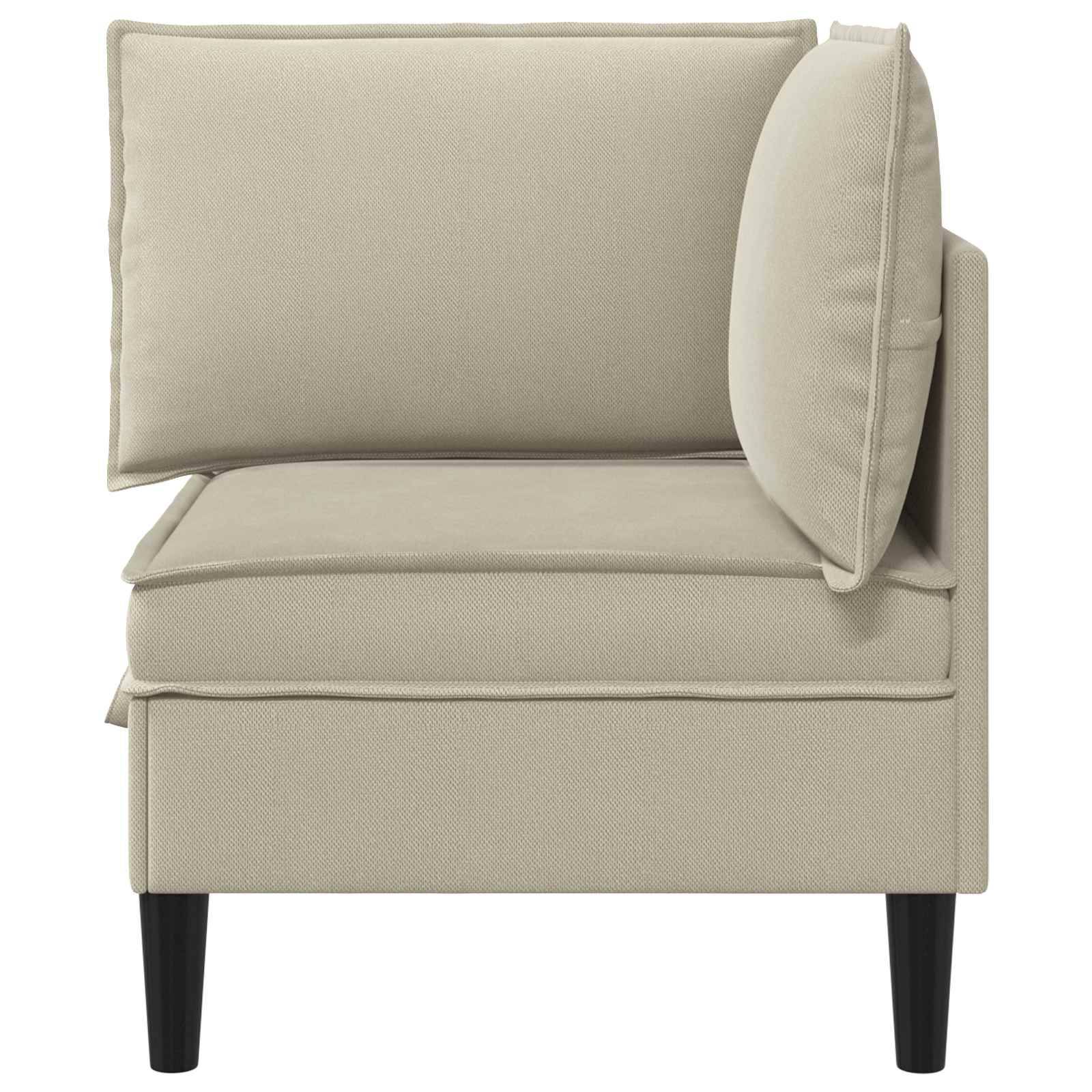 Hoeksofa met Opbergruimte Zand Fluweel is nu te koop bij PeponiXL, paradijselijk wonen!