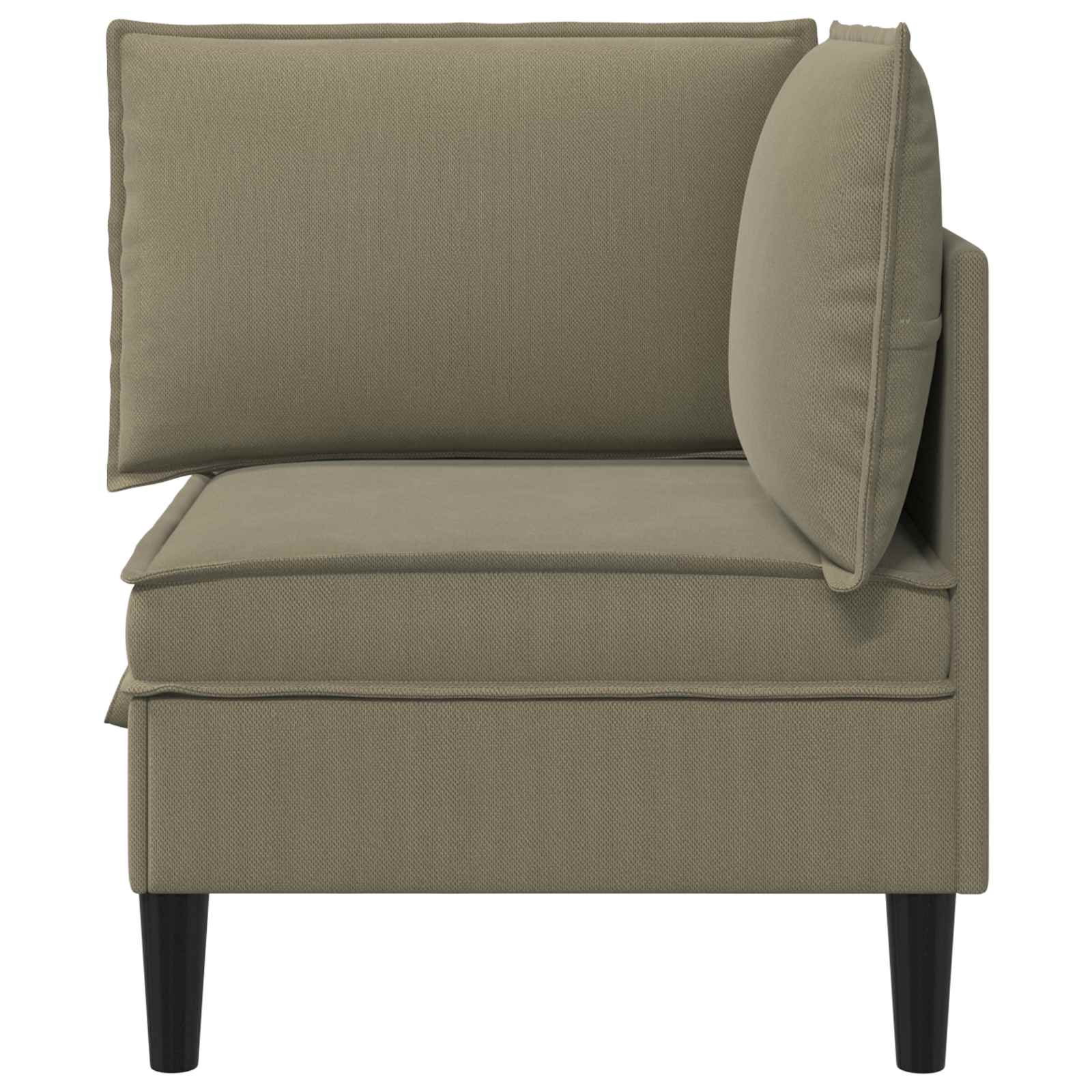 Hoeksofa met Opbergruimte Kaki Fluweel is nu te koop bij PeponiXL, paradijselijk wonen!