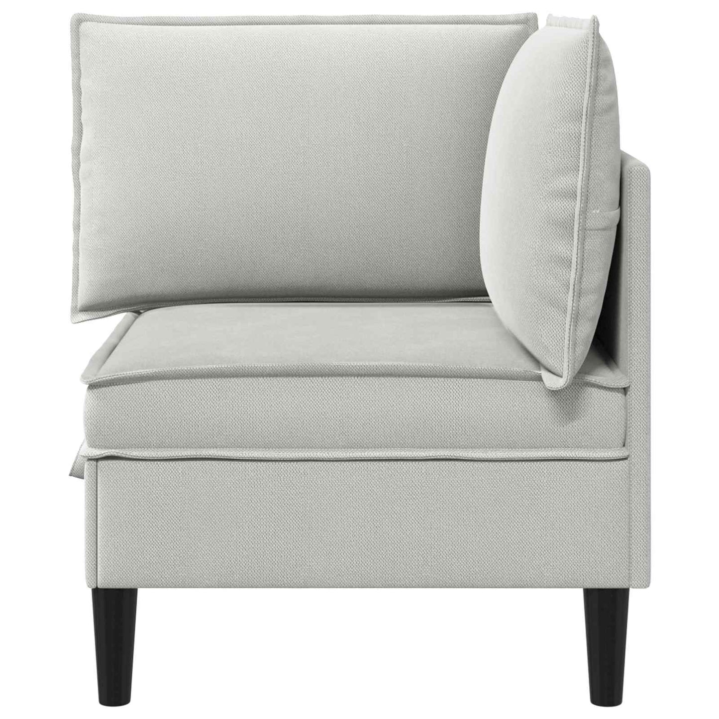 Hoeksofa met Opbergruimte Lichtgrijs Fluweel is nu te koop bij PeponiXL, paradijselijk wonen!