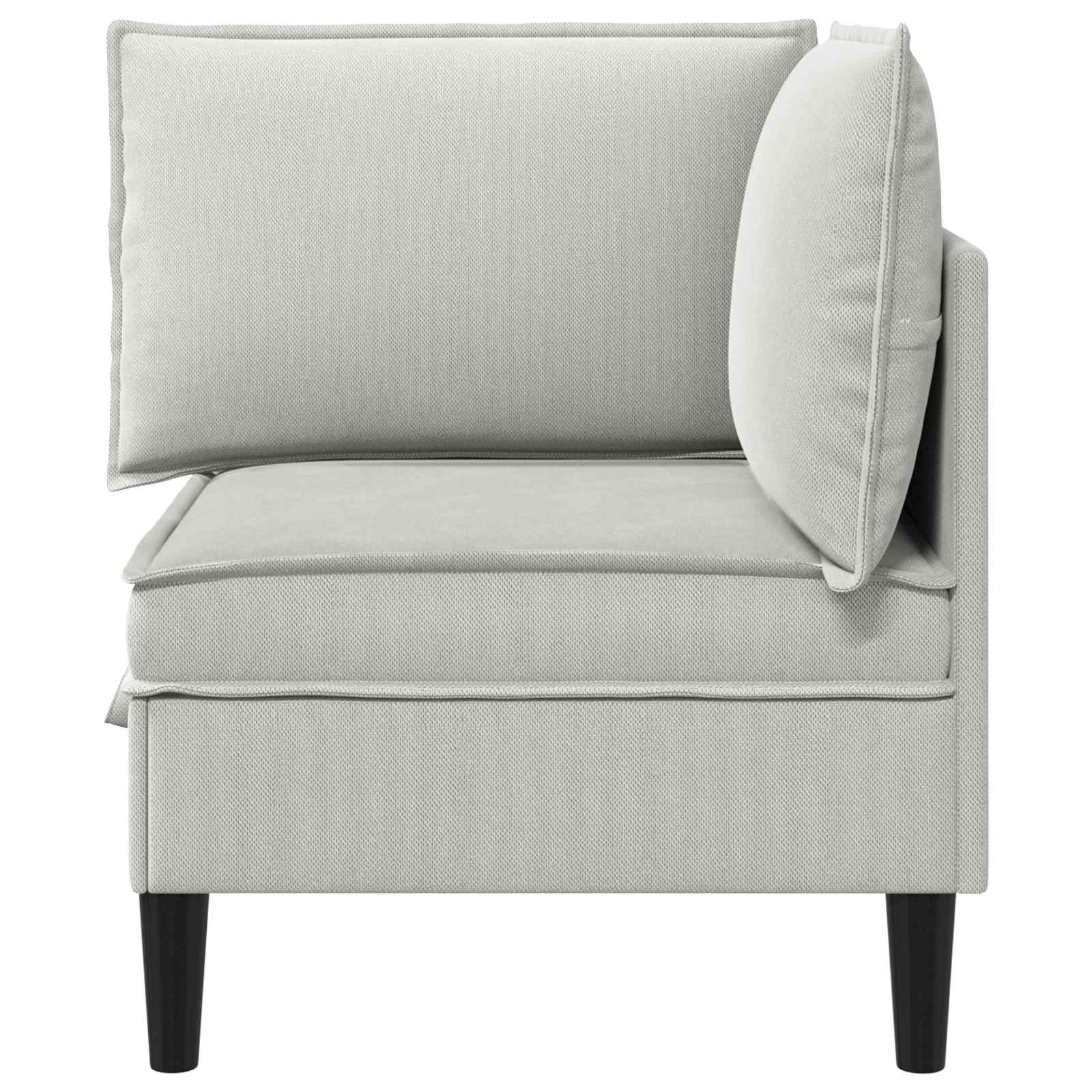 Hoeksofa met Opbergruimte Lichtgrijs Fluweel is nu te koop bij PeponiXL, paradijselijk wonen!