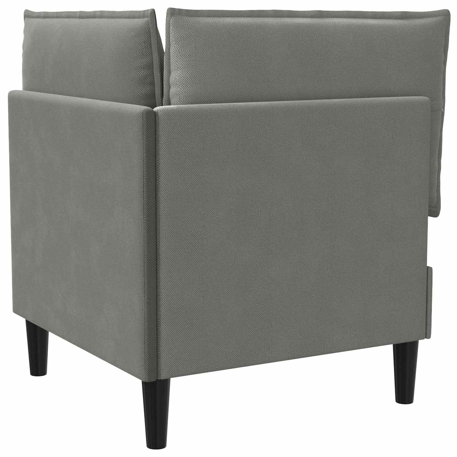 Hoeksofa met Opbergruimte Donkergrijs Fluweel is nu te koop bij PeponiXL, paradijselijk wonen!