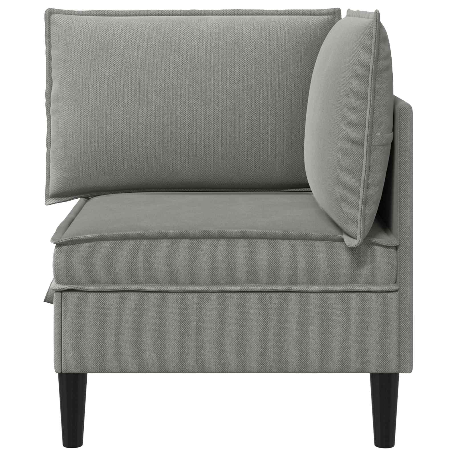 Hoeksofa met Opbergruimte Donkergrijs Fluweel is nu te koop bij PeponiXL, paradijselijk wonen!