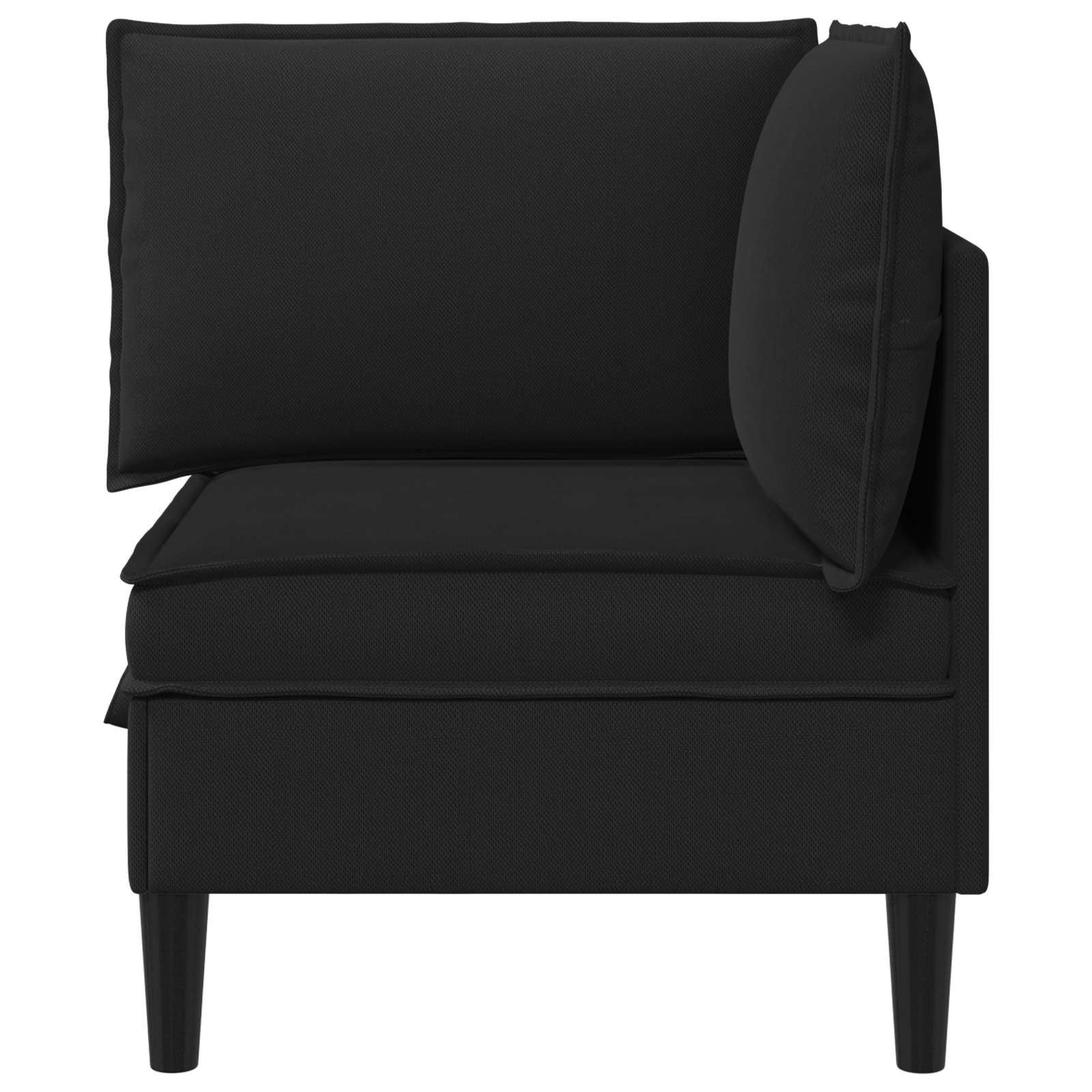 Hoeksofa met Opbergruimte Zwart Fluweel is nu te koop bij PeponiXL, paradijselijk wonen!