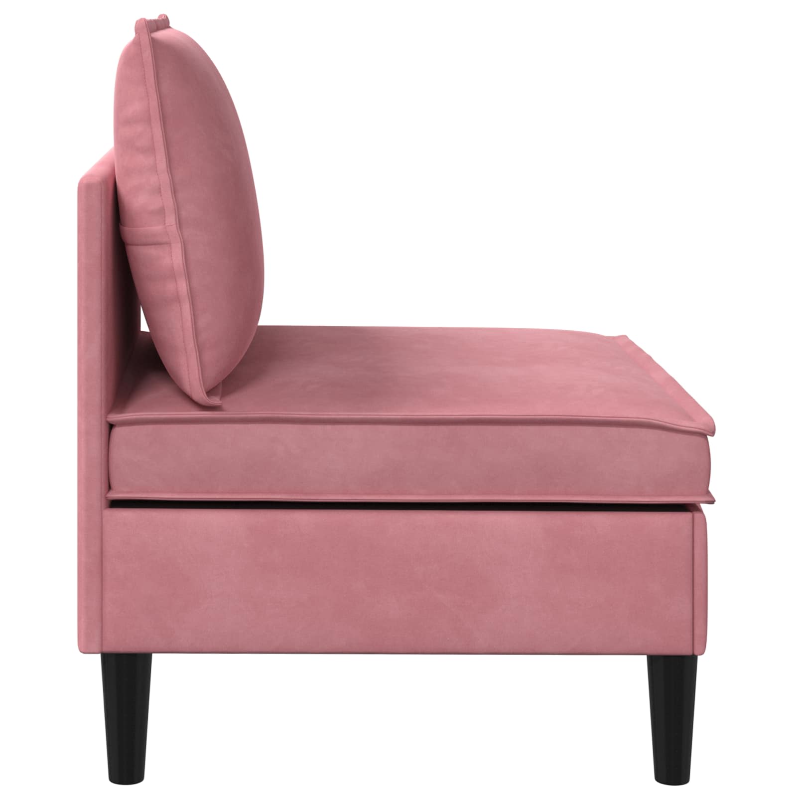 Middelste Bank met Opbergruimte Roze Fluweel is nu te koop bij PeponiXL, paradijselijk wonen!