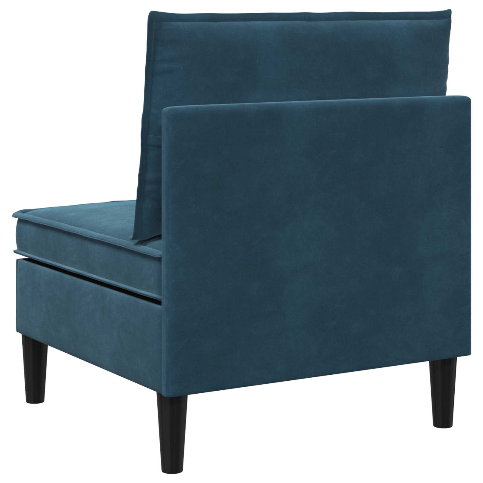 Middelste Bank met Opbergruimte Blauw Fluweel is nu te koop bij PeponiXL, paradijselijk wonen!