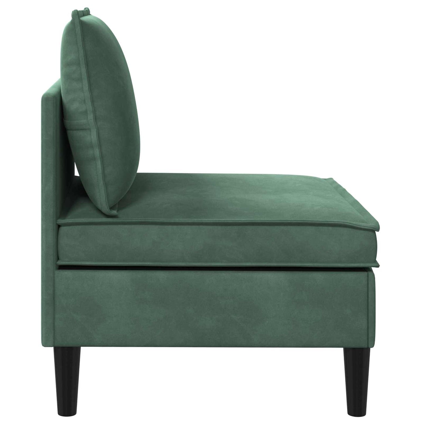 Middelste Bank met Opbergruimte Zeegroen Fluweel is nu te koop bij PeponiXL, paradijselijk wonen!