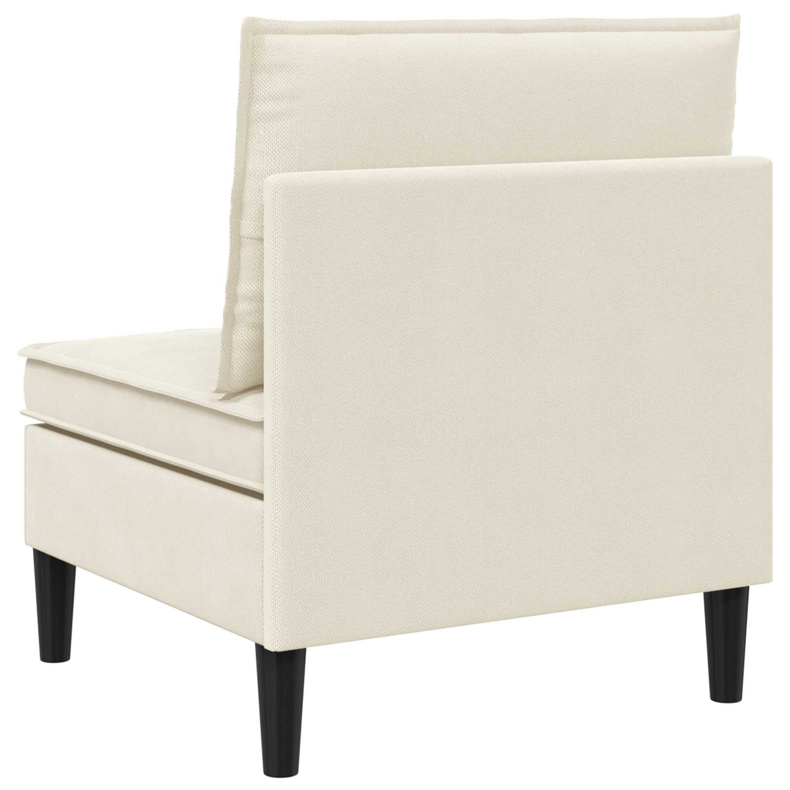 Middelse Sofa met Opbergruimte Crèmekleurig Fluweel is nu te koop bij PeponiXL, paradijselijk wonen!