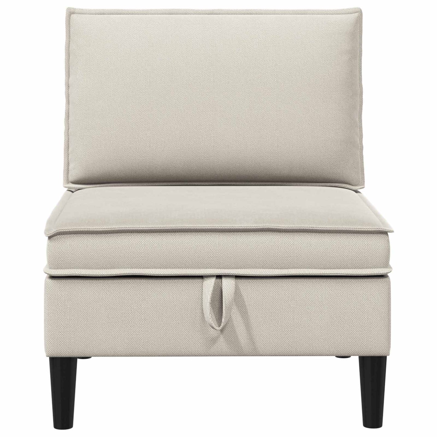 Middelse Sofa met Opbergruimte Havermout Fluweel is nu te koop bij PeponiXL, paradijselijk wonen!