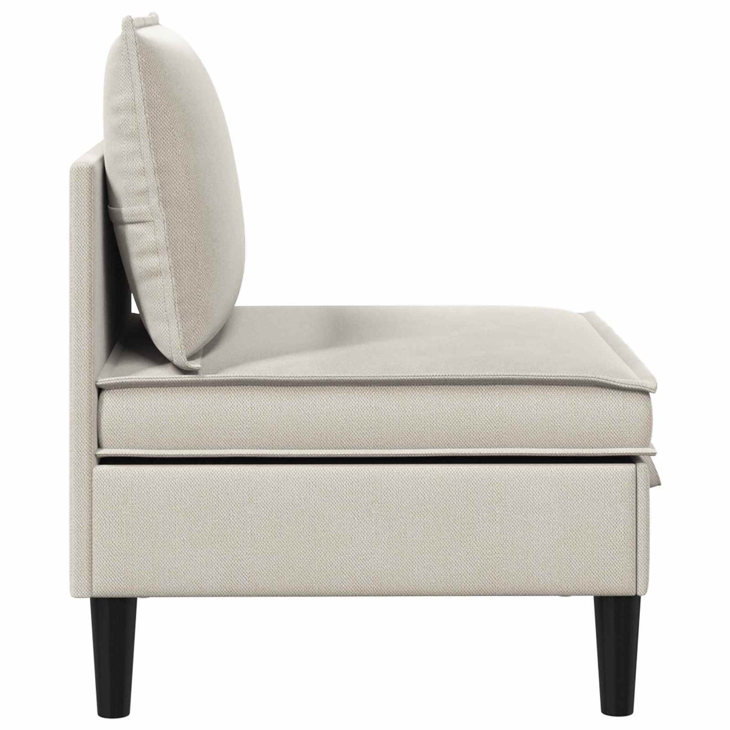 Middelse Sofa met Opbergruimte Havermout Fluweel is nu te koop bij PeponiXL, paradijselijk wonen!