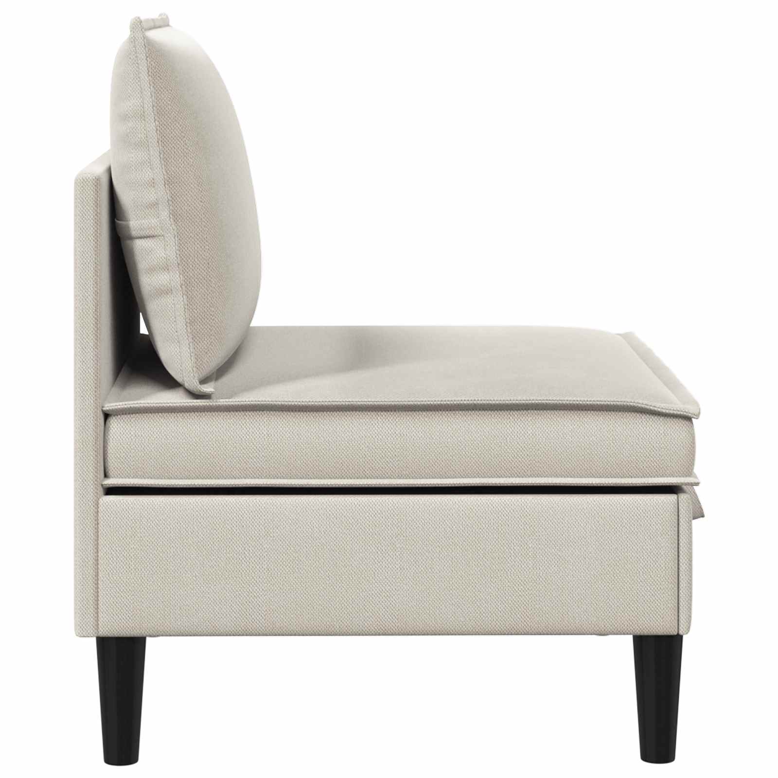Middelse Sofa met Opbergruimte Havermout Fluweel is nu te koop bij PeponiXL, paradijselijk wonen!