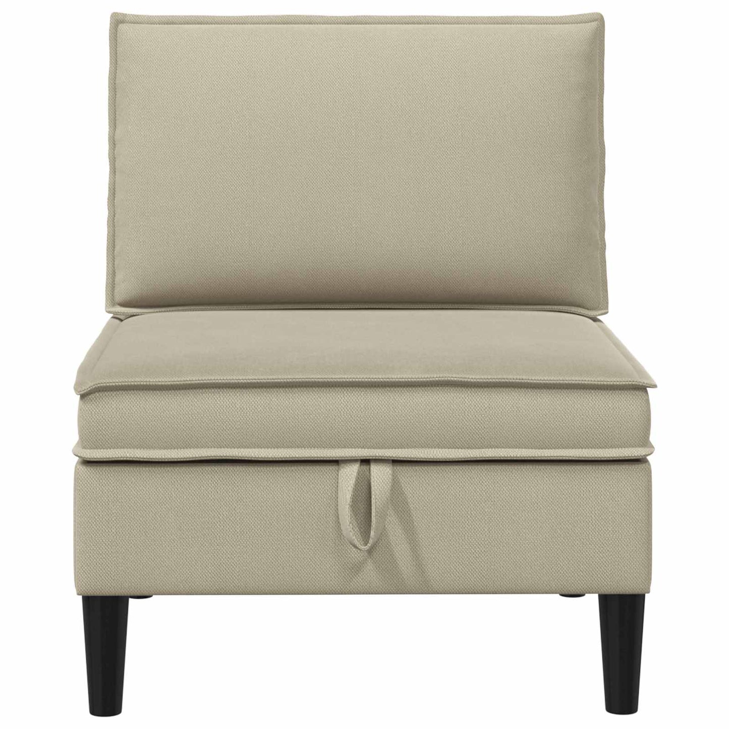 Middelse Sofa met Opbergruimte Zand Fluweel is nu te koop bij PeponiXL, paradijselijk wonen!