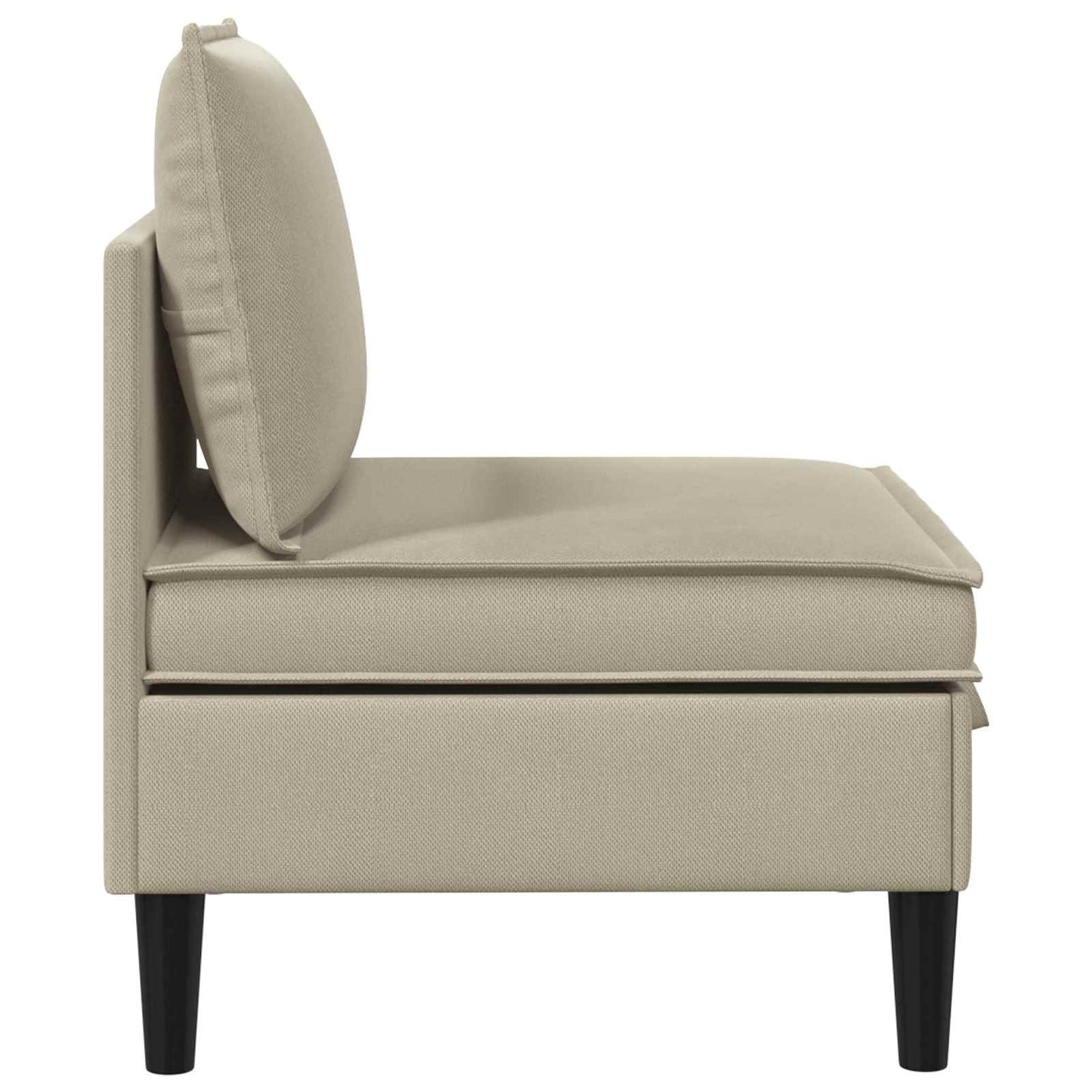 Middelse Sofa met Opbergruimte Zand Fluweel is nu te koop bij PeponiXL, paradijselijk wonen!