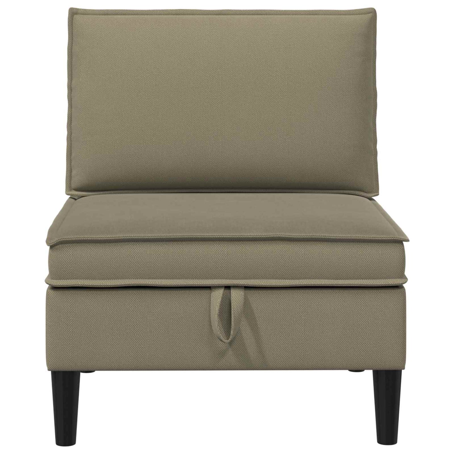 Middelse Sofa met Opbergruimte Kaki Fluweel is nu te koop bij PeponiXL, paradijselijk wonen!