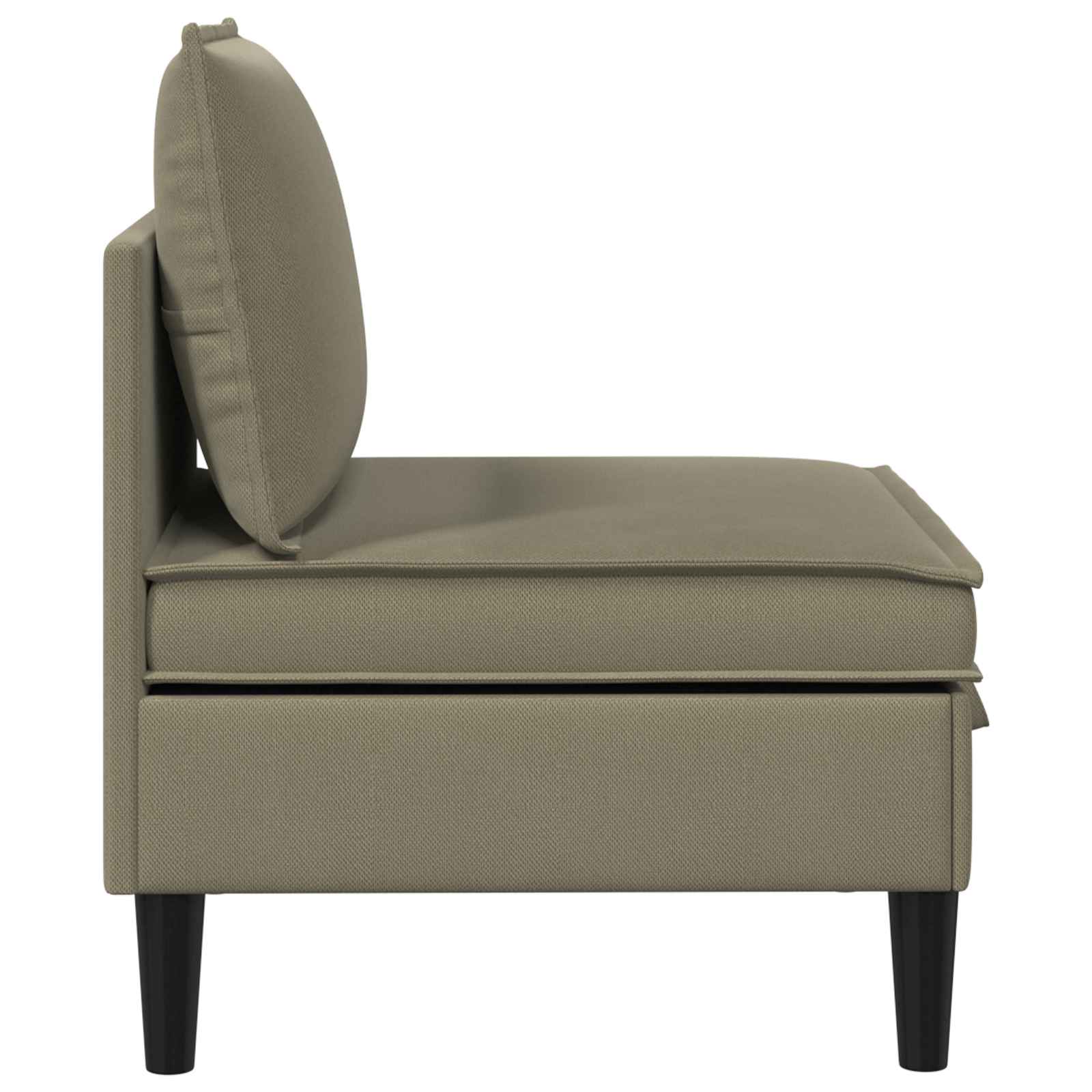 Middelse Sofa met Opbergruimte Kaki Fluweel is nu te koop bij PeponiXL, paradijselijk wonen!