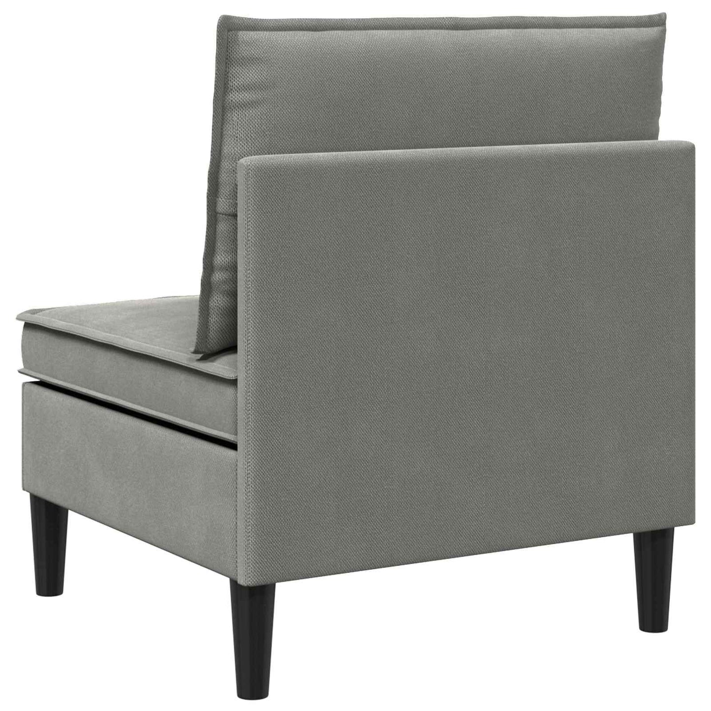 Middelse Sofa met Opbergruimte Donkergrijs Fluweel is nu te koop bij PeponiXL, paradijselijk wonen!