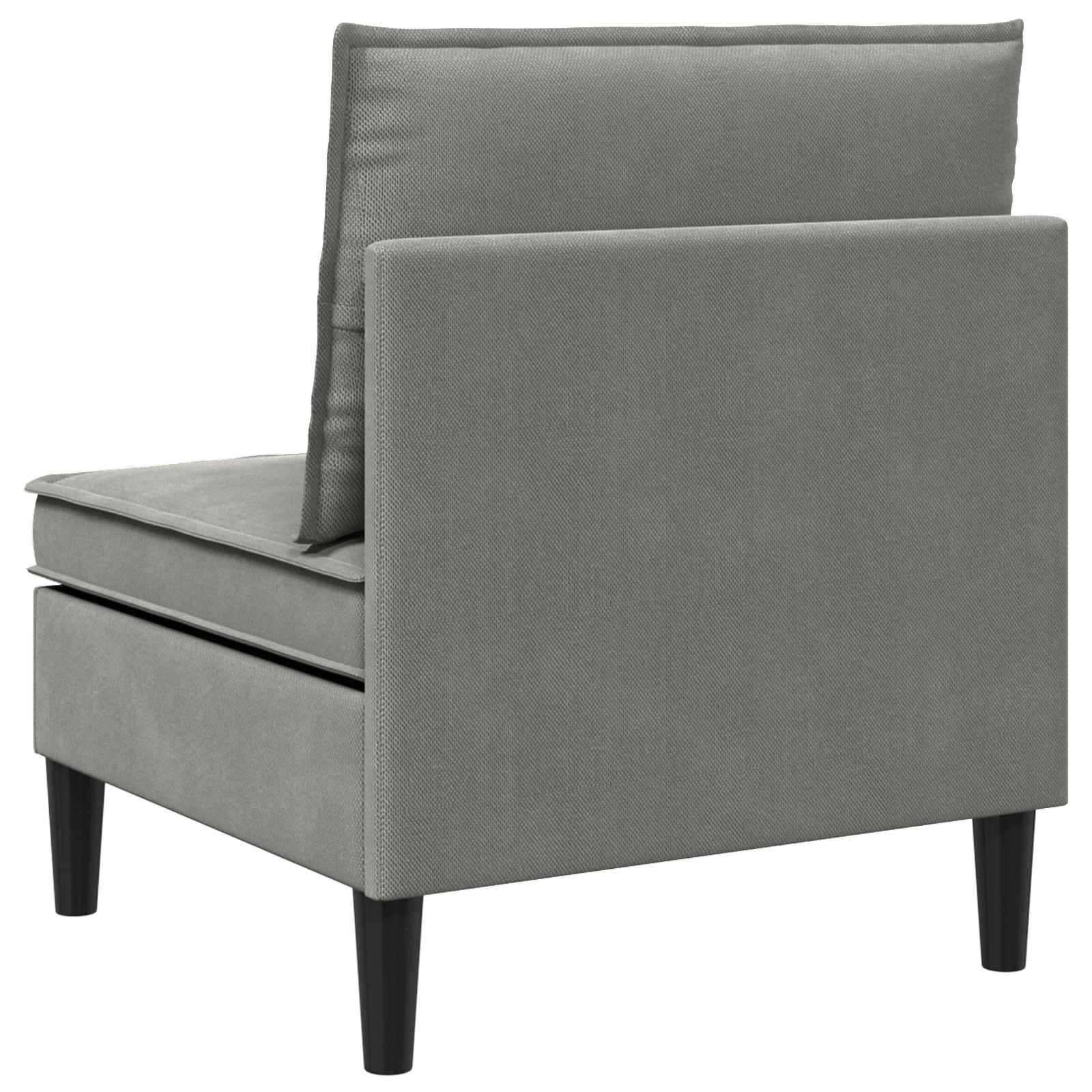 Middelse Sofa met Opbergruimte Donkergrijs Fluweel is nu te koop bij PeponiXL, paradijselijk wonen!
