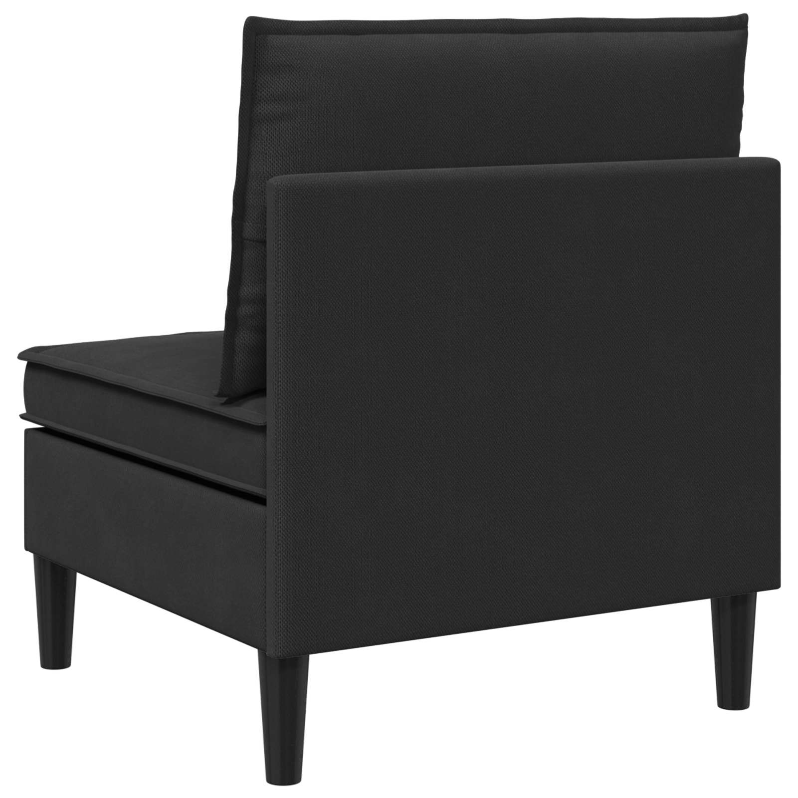 Middelse Sofa met Opbergruimte Zwart Fluweel is nu te koop bij PeponiXL, paradijselijk wonen!